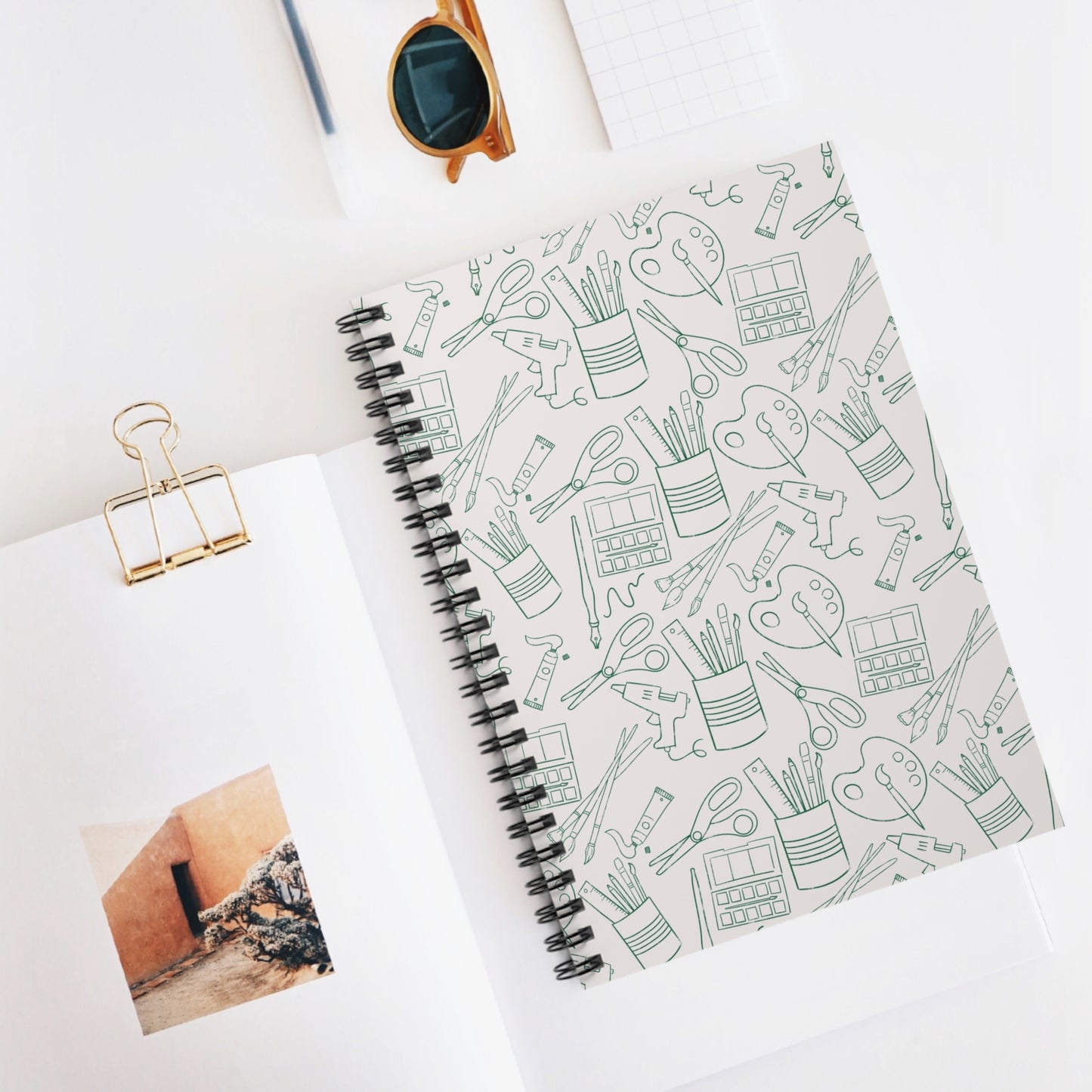 “Crafty Things” Spiral Notebook - Ruled Line - by Christy Beasley