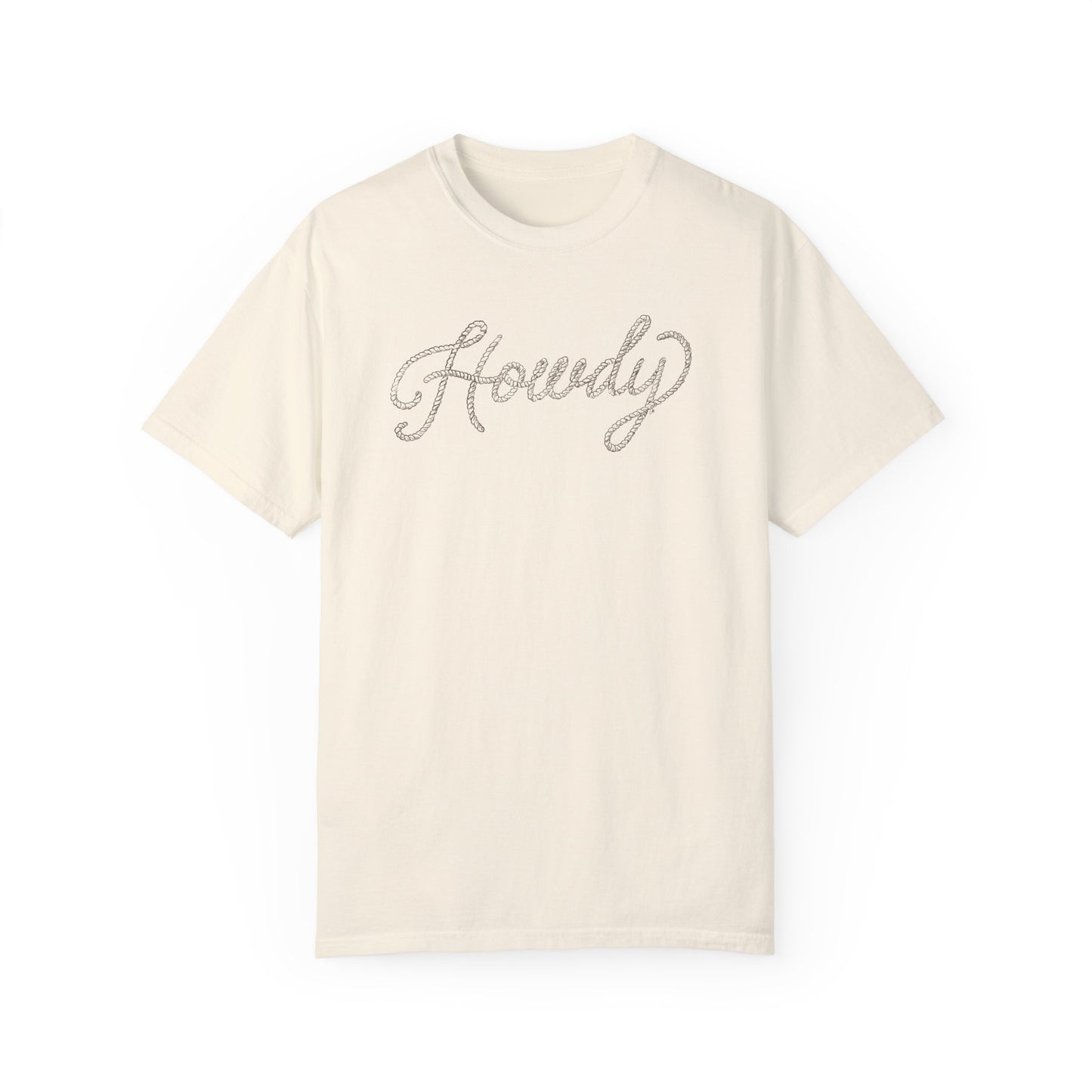 Howdy - Unisex Garment-Dyed Comfort Colors T-shirt - by Christy Beasley