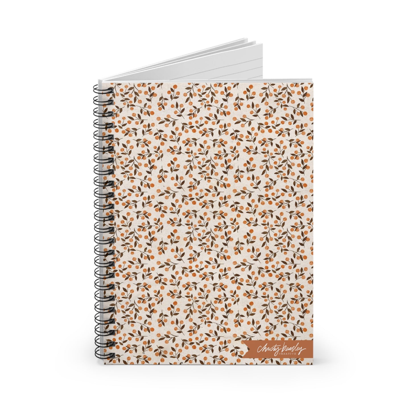 “Little Berries” Spiral Notebook - Ruled Line - by Christy Beasley