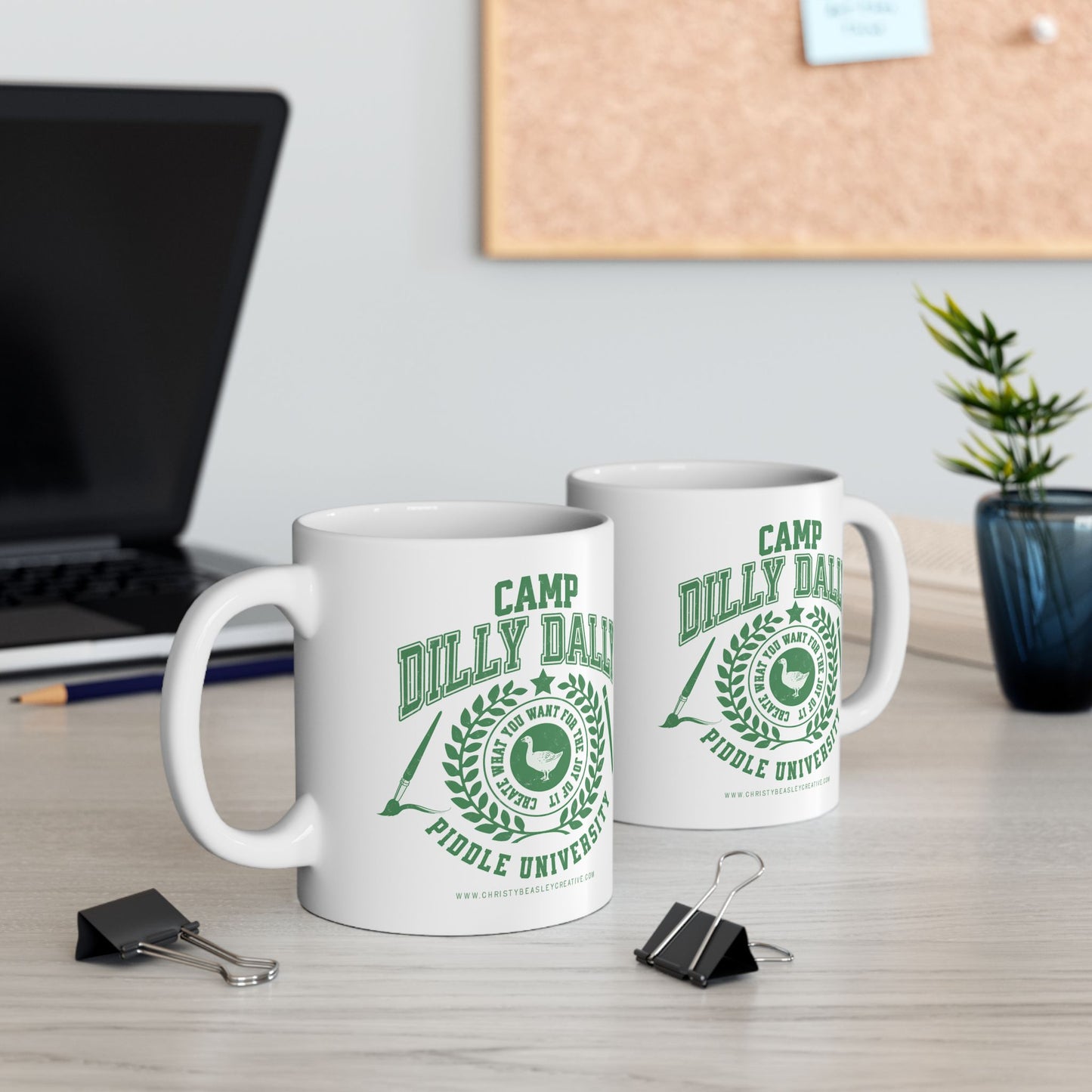 Camp Dilly Dally Ceramic Mug, (11oz)