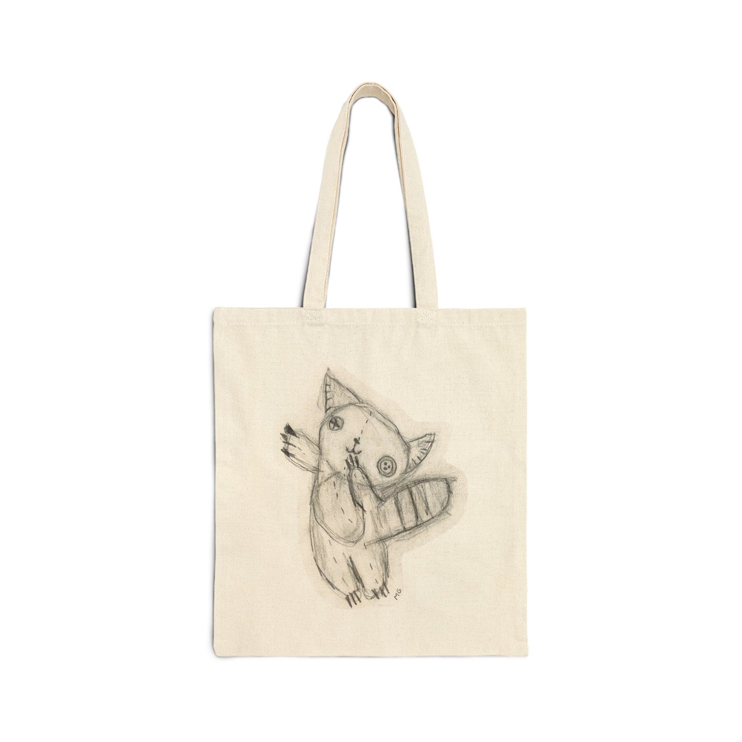 Calico Kitty - Patchwork Pals by Molly Grace Beasley - Cotton Canvas Tote Bag