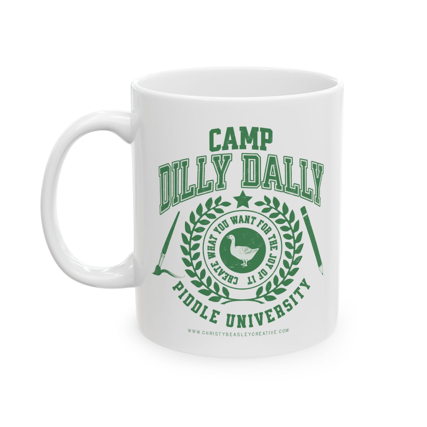 Camp Dilly Dally Ceramic Mug, (11oz)
