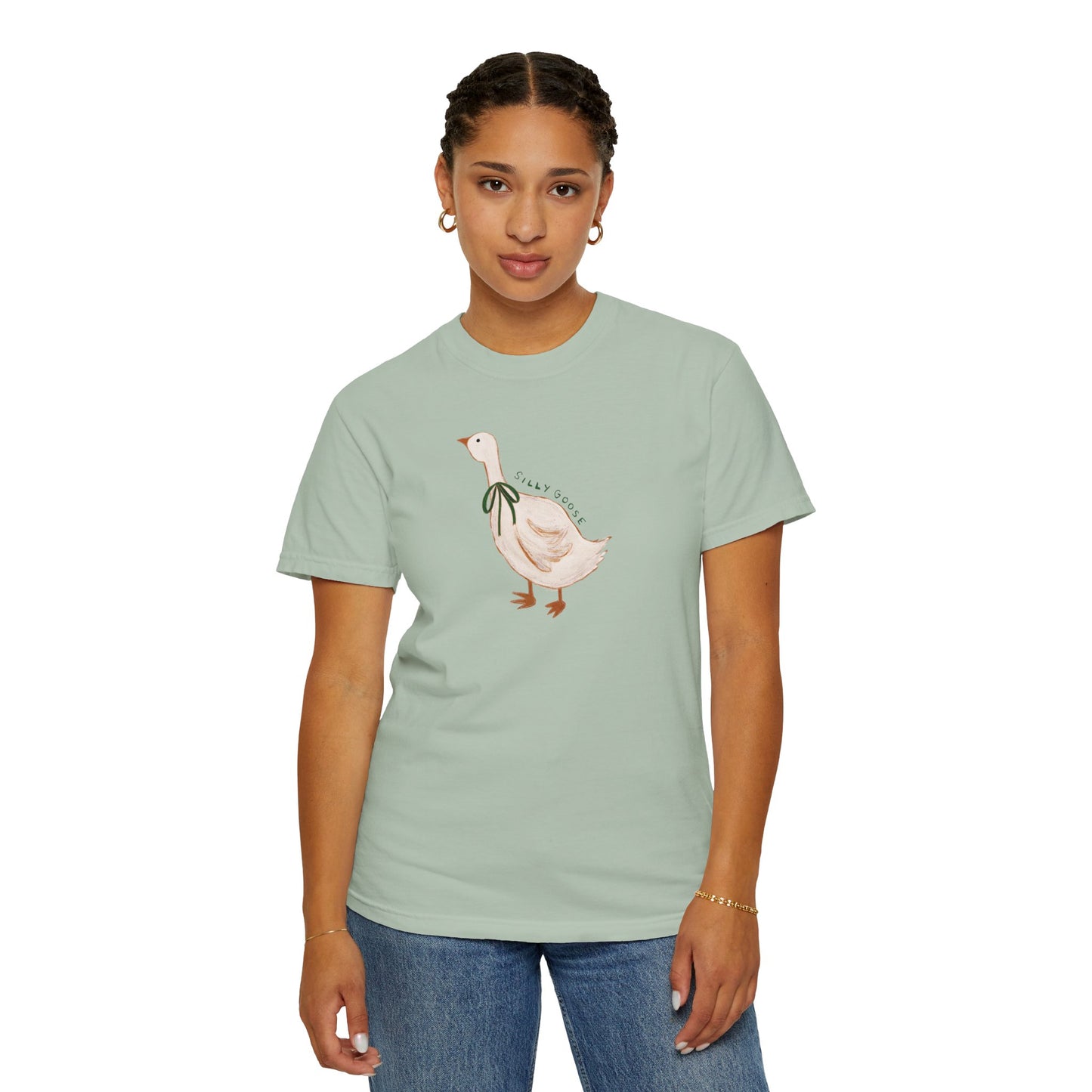 Silly Goose - Color Palette - Unisex Garment-Dyed Comfort Colors T-shirt - by Christy Beasley