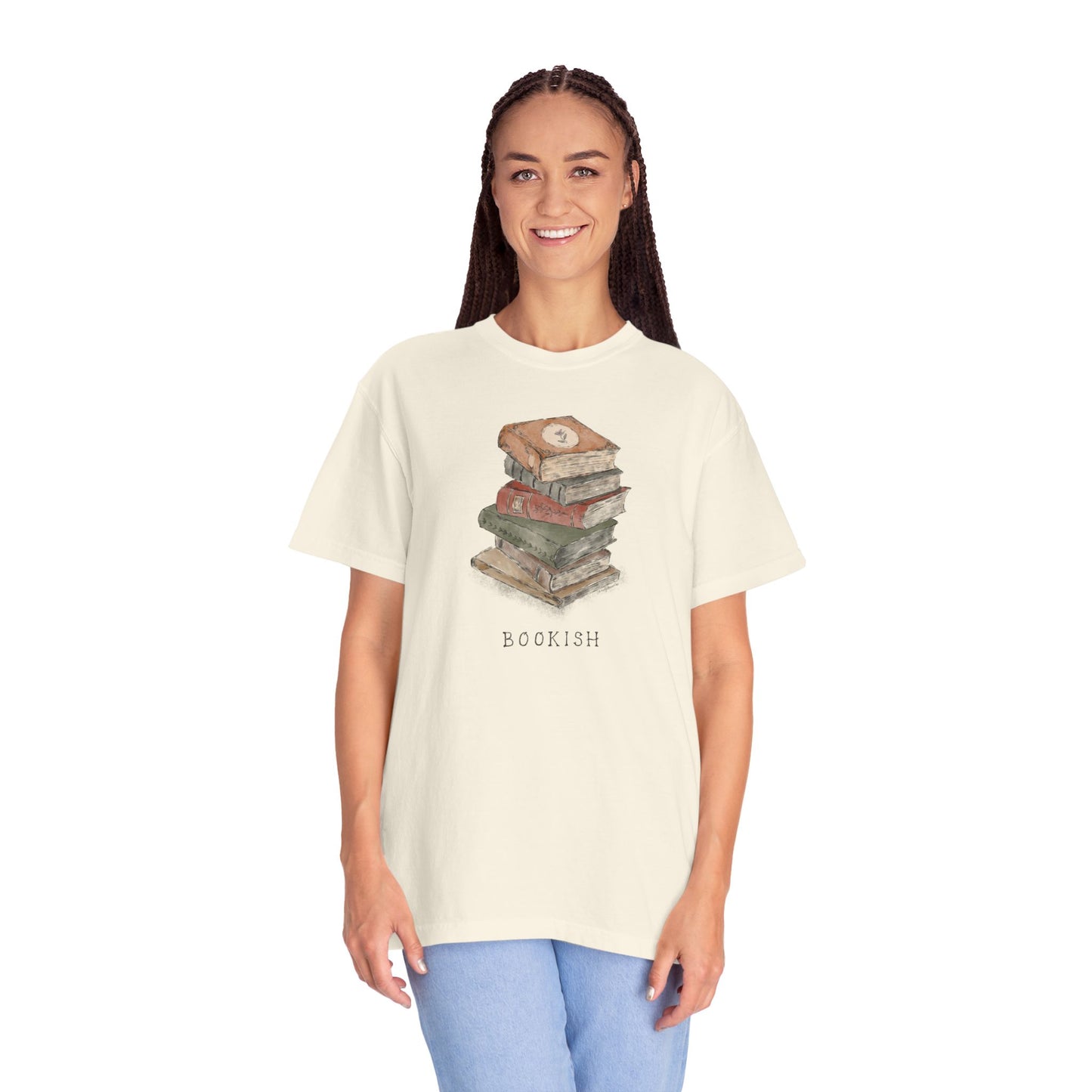Bookish - Book lovers - Unisex Garment-Dyed Comfort Colors T-shirt - by Christy Beasley