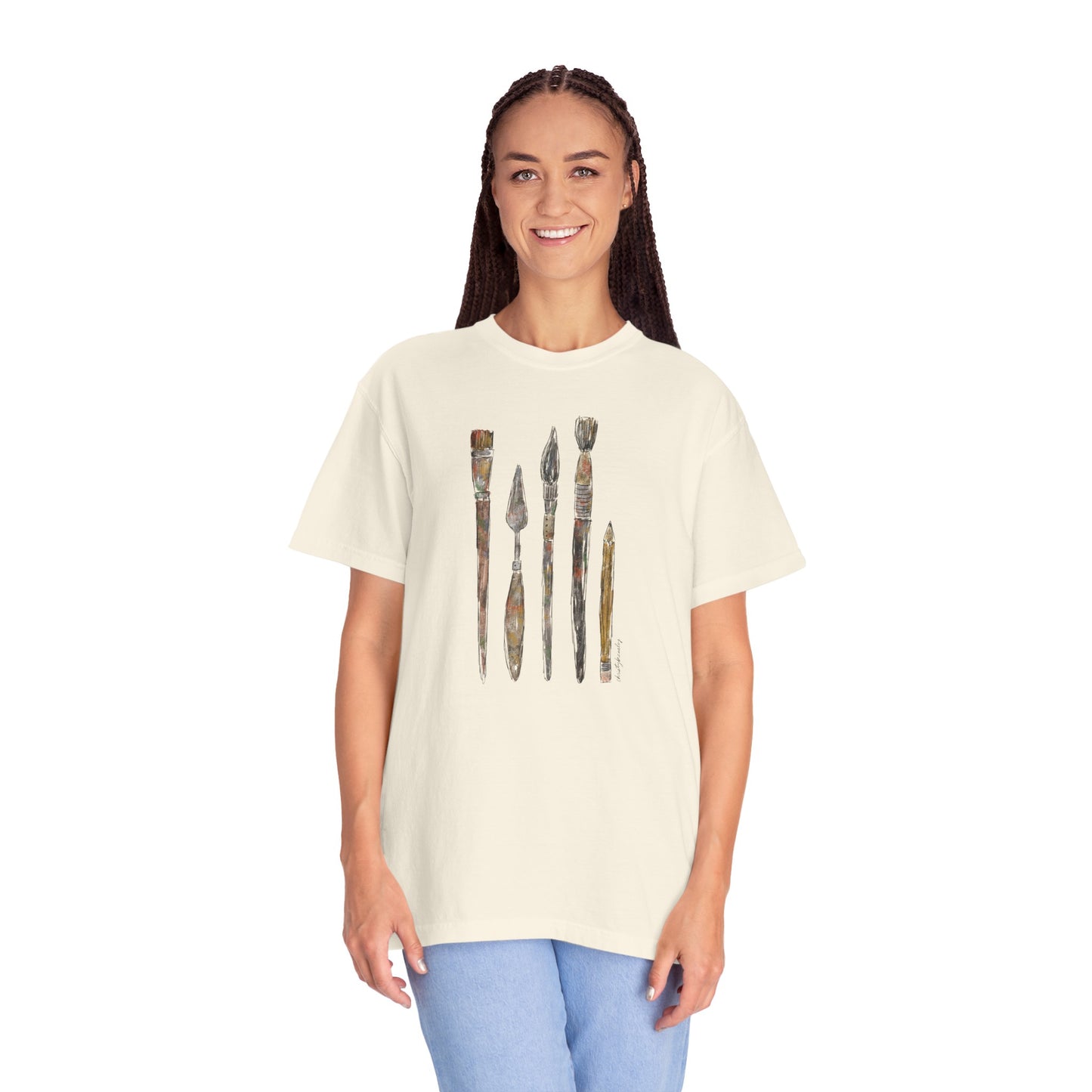 Artist Tools - Unisex Garment-Dyed Comfort Colors T-shirt - by Christy Beasley