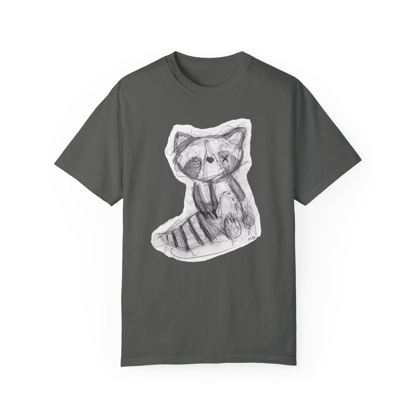 Cally Coon - Patchwork Pals by Molly Grace Beasley - Unisex Garment-Dyed Comfort Colors T-shirt - by Christy Beasley