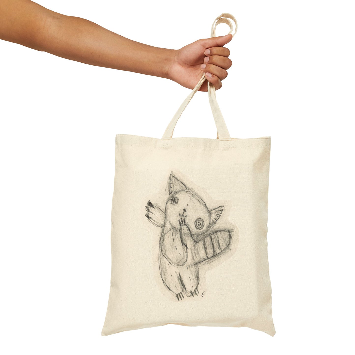 Calico Kitty - Patchwork Pals by Molly Grace Beasley - Cotton Canvas Tote Bag