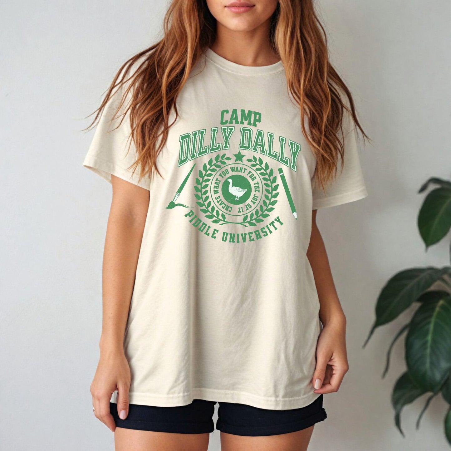 Camp Dilly Dally T-Shirt - Unisex Softstyle Tee for Christy Beasley Creative