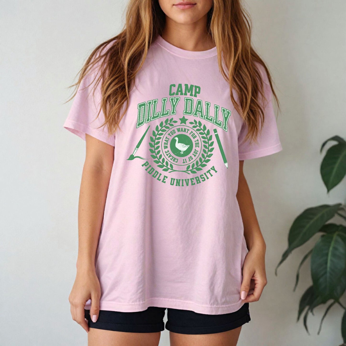Camp Dilly Dally T-Shirt - Unisex Softstyle Tee for Christy Beasley Creative