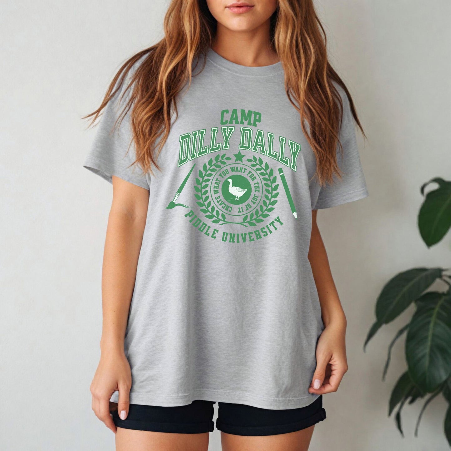 Camp Dilly Dally T-Shirt - Unisex Softstyle Tee for Christy Beasley Creative