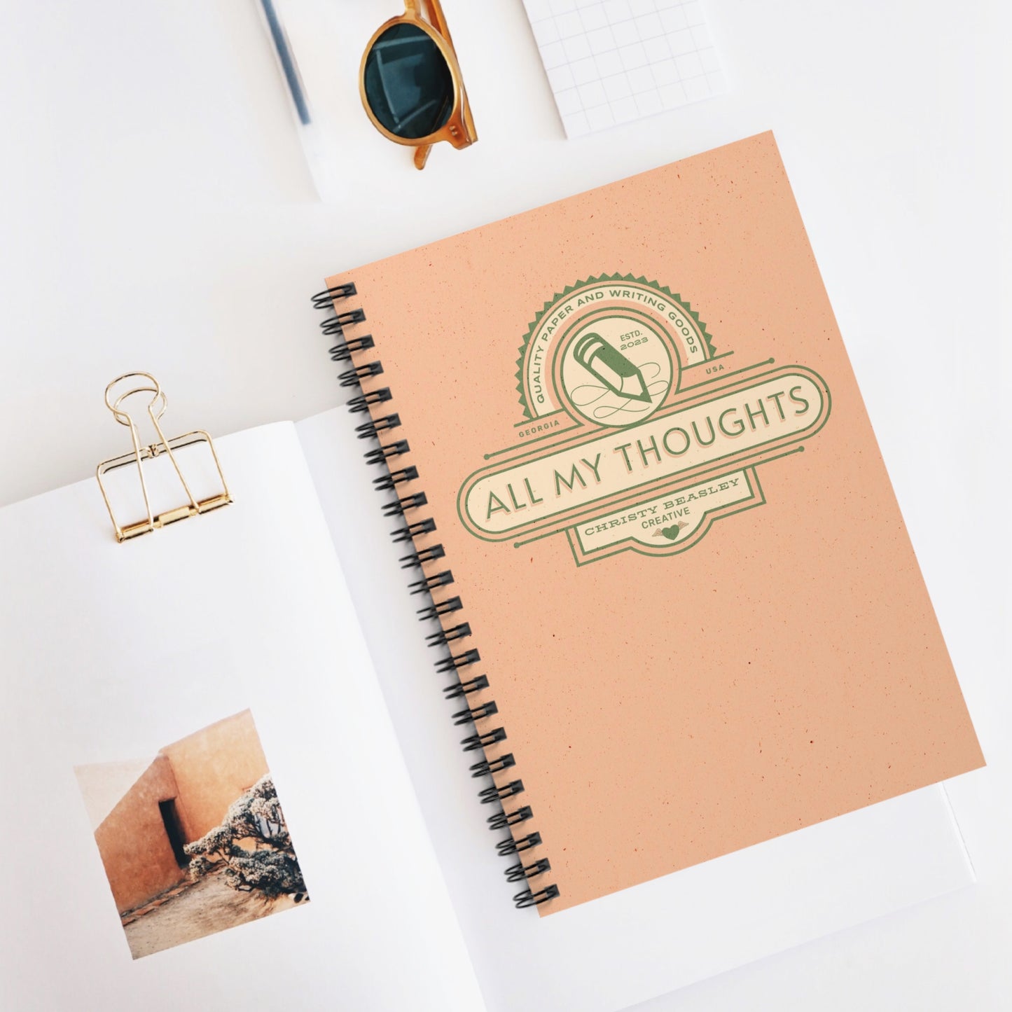 All My Thoughts Notebook - Ruled Line - by Christy Beasley