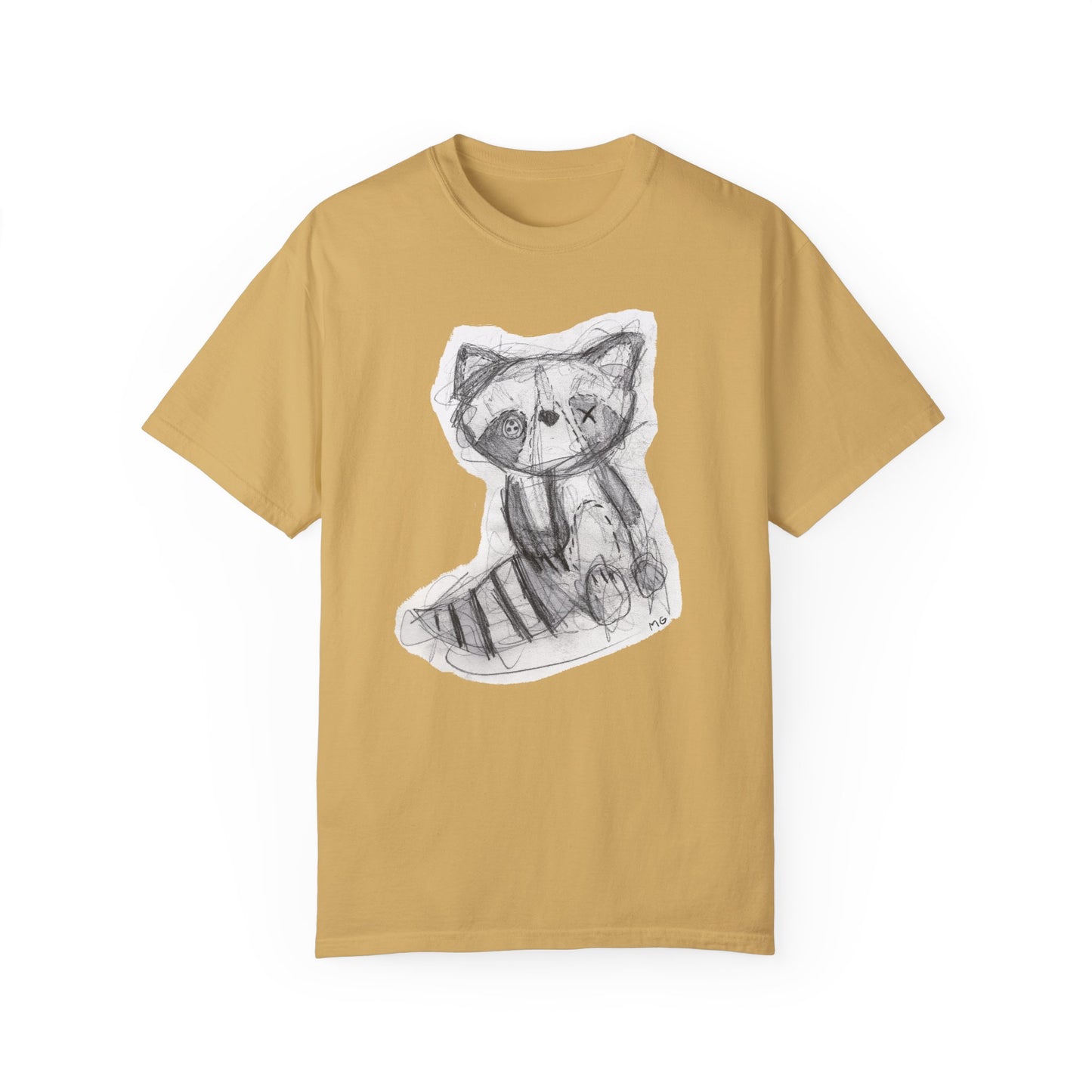 Cally Coon - Patchwork Pals by Molly Grace Beasley - Unisex Garment-Dyed Comfort Colors T-shirt - by Christy Beasley