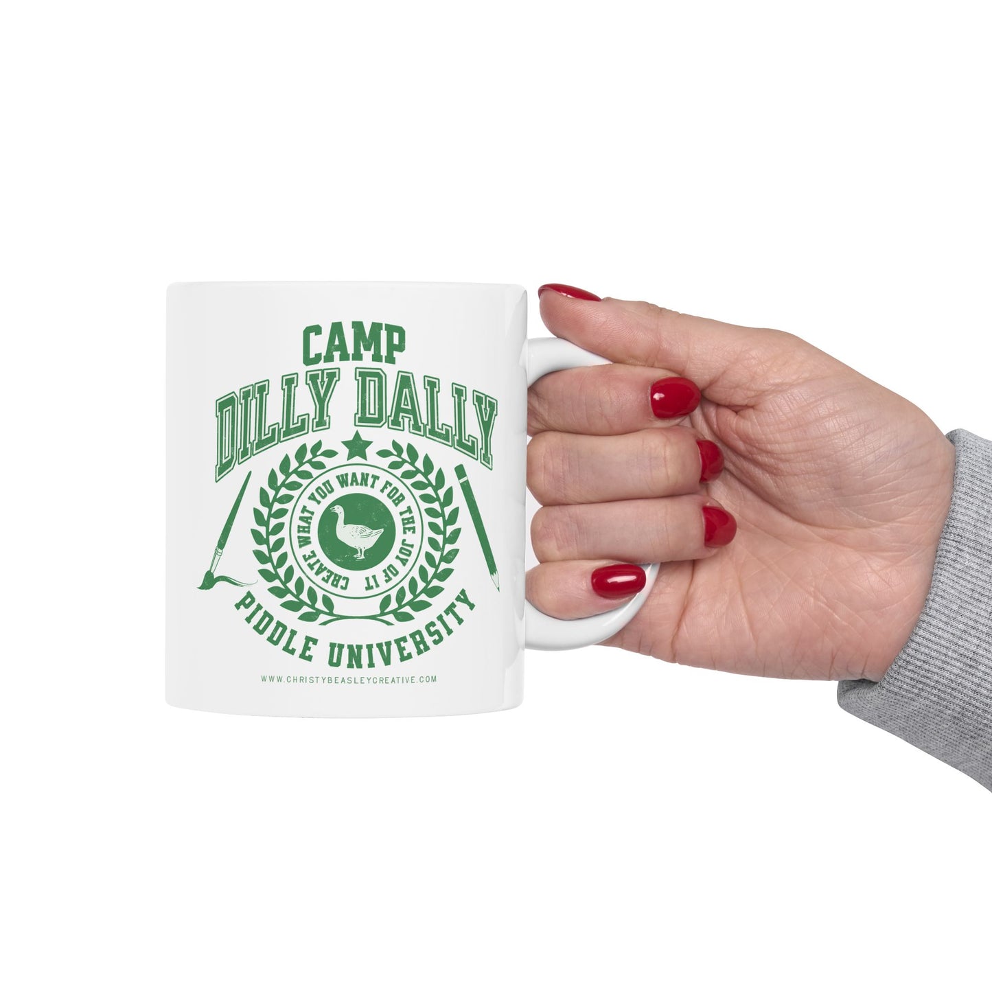 Camp Dilly Dally Ceramic Mug, (11oz)