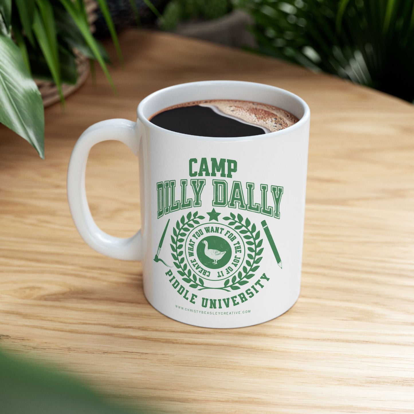 Camp Dilly Dally Ceramic Mug, (11oz)