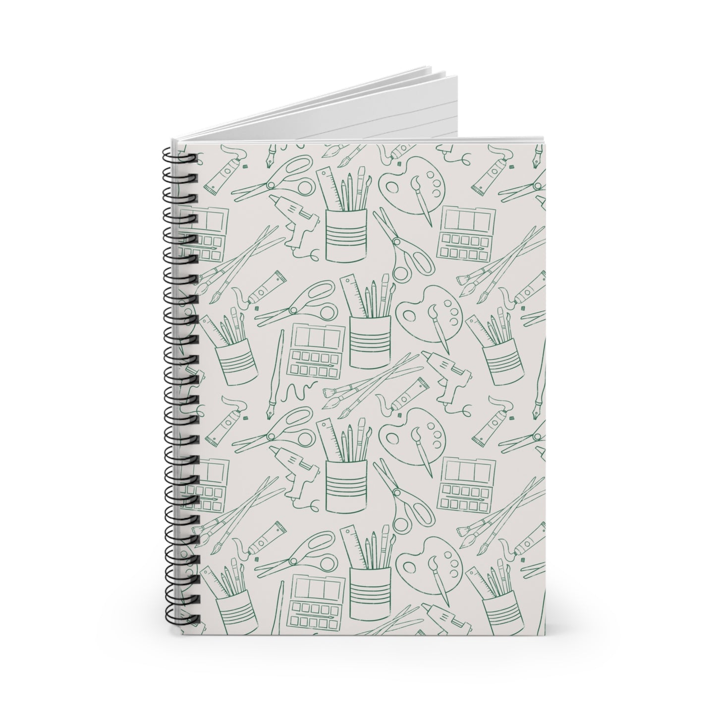“Crafty Things” Spiral Notebook - Ruled Line - by Christy Beasley