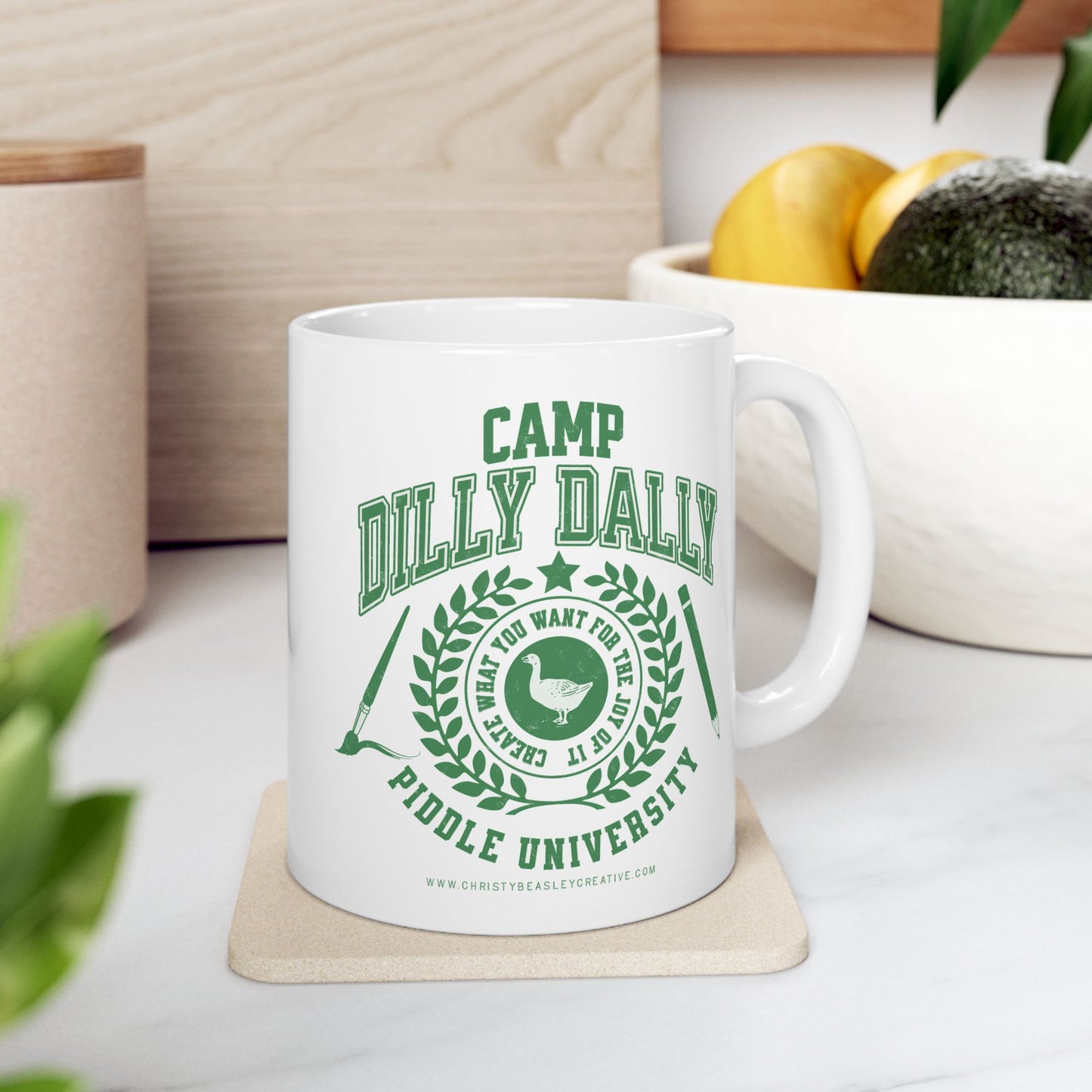 Camp Dilly Dally Ceramic Mug, (11oz)