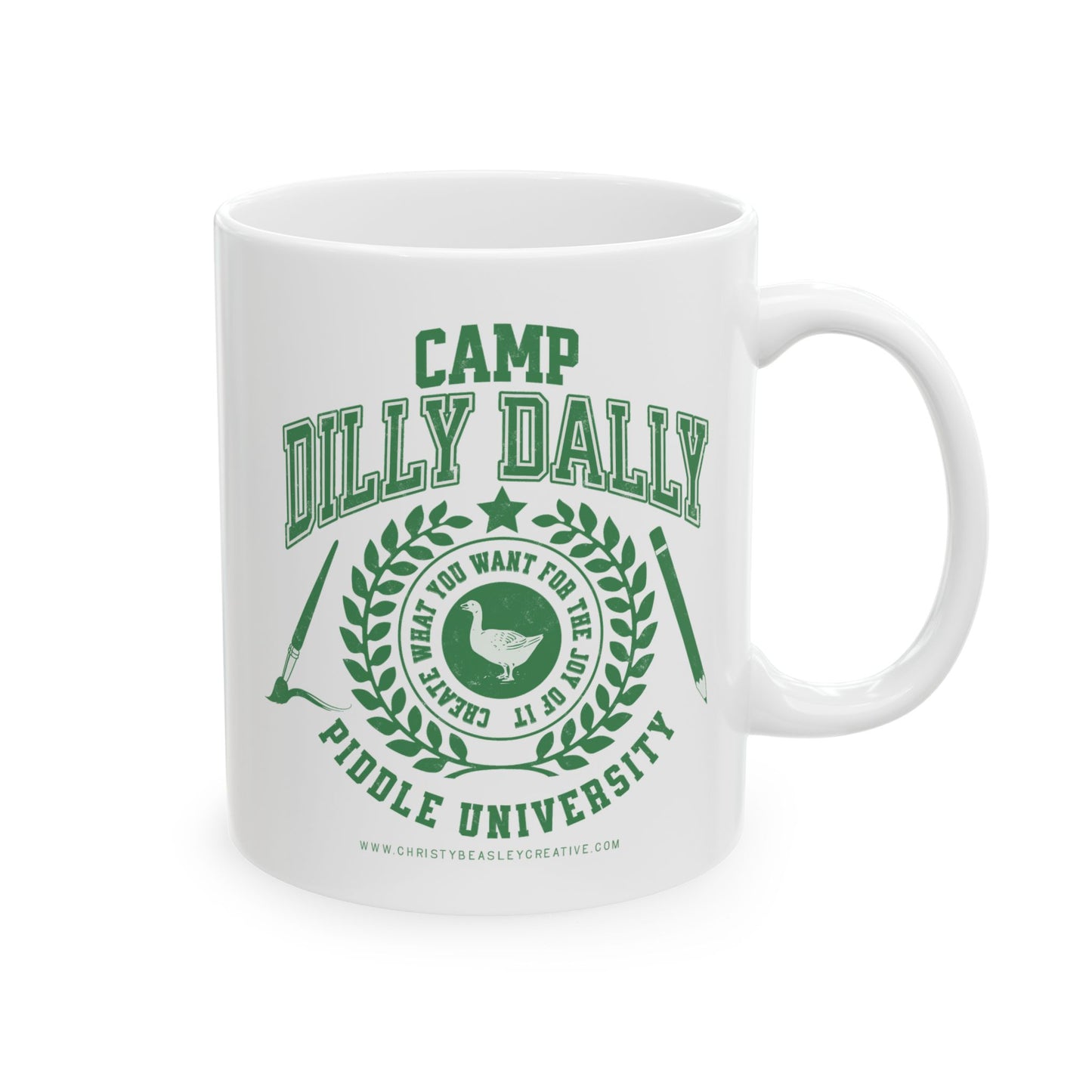 Camp Dilly Dally Ceramic Mug, (11oz)