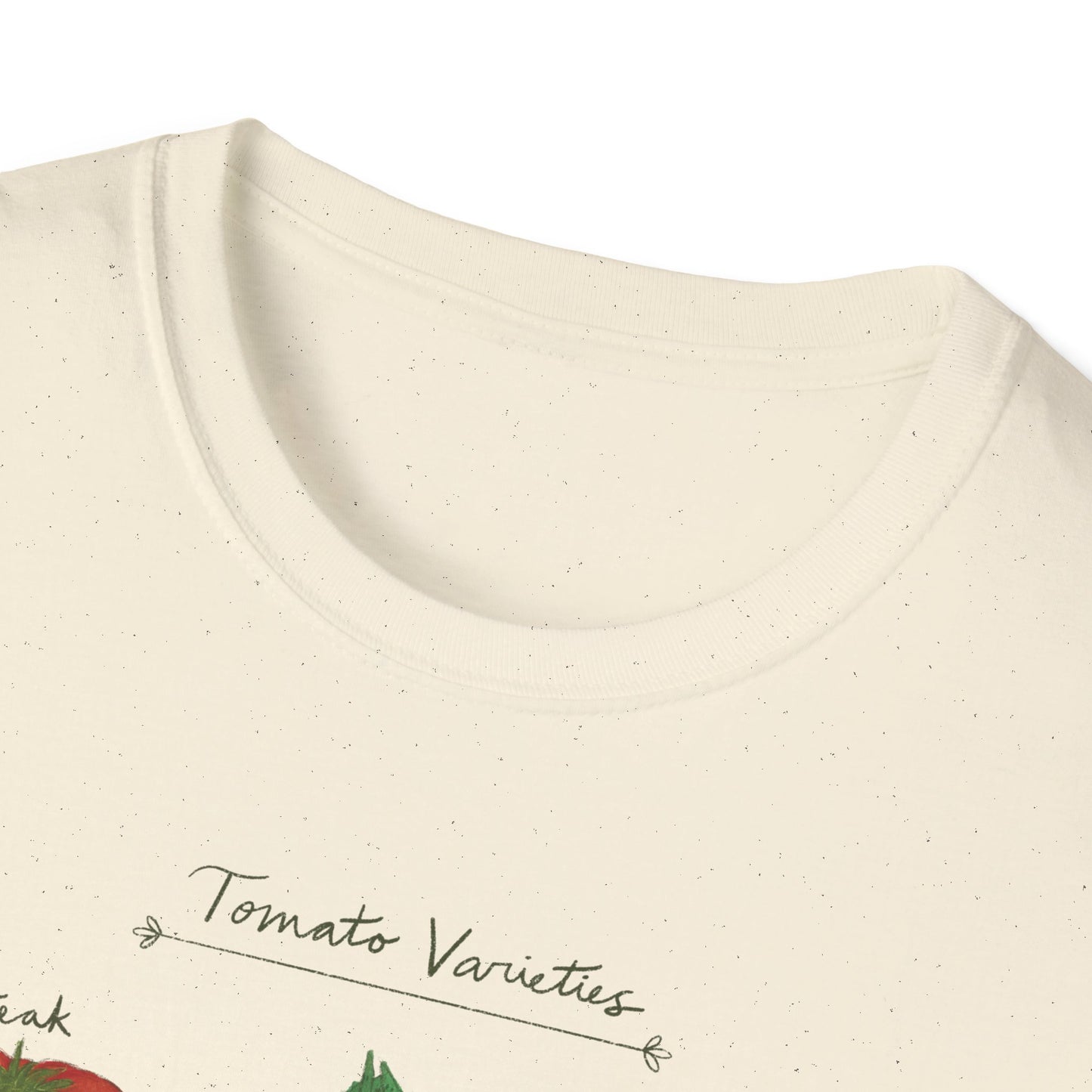 Tomato Varieties T-Shirt - Unisex Softstyle Tee for Christy Beasley Creative