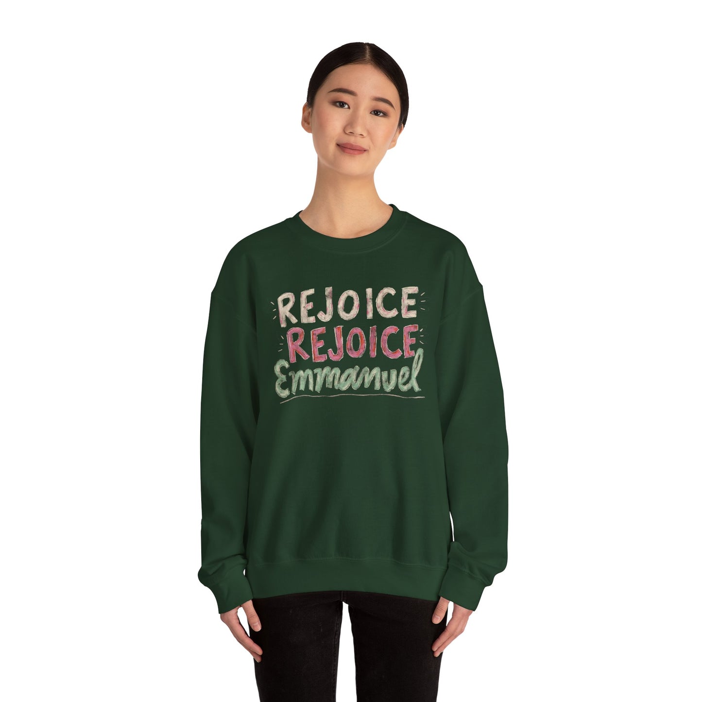 Rejoice, Rejoice, Emmanuel - Unisex Heavy Blend™ Crewneck Sweatshirt