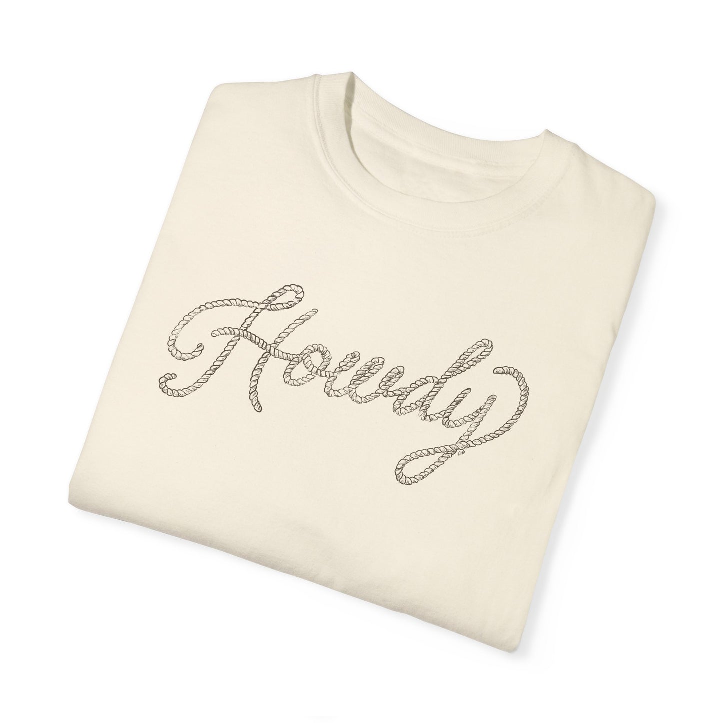 Howdy - Unisex Garment-Dyed Comfort Colors T-shirt - by Christy Beasley
