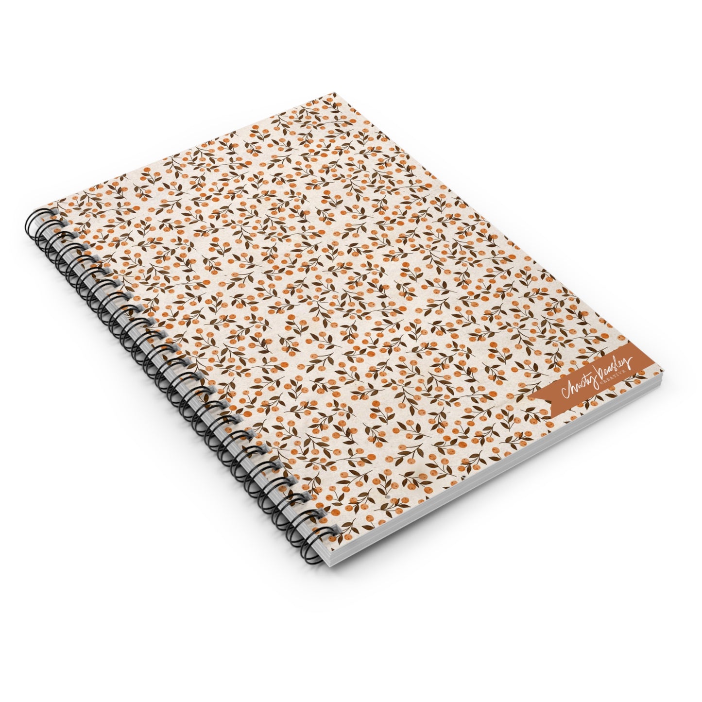 “Little Berries” Spiral Notebook - Ruled Line - by Christy Beasley