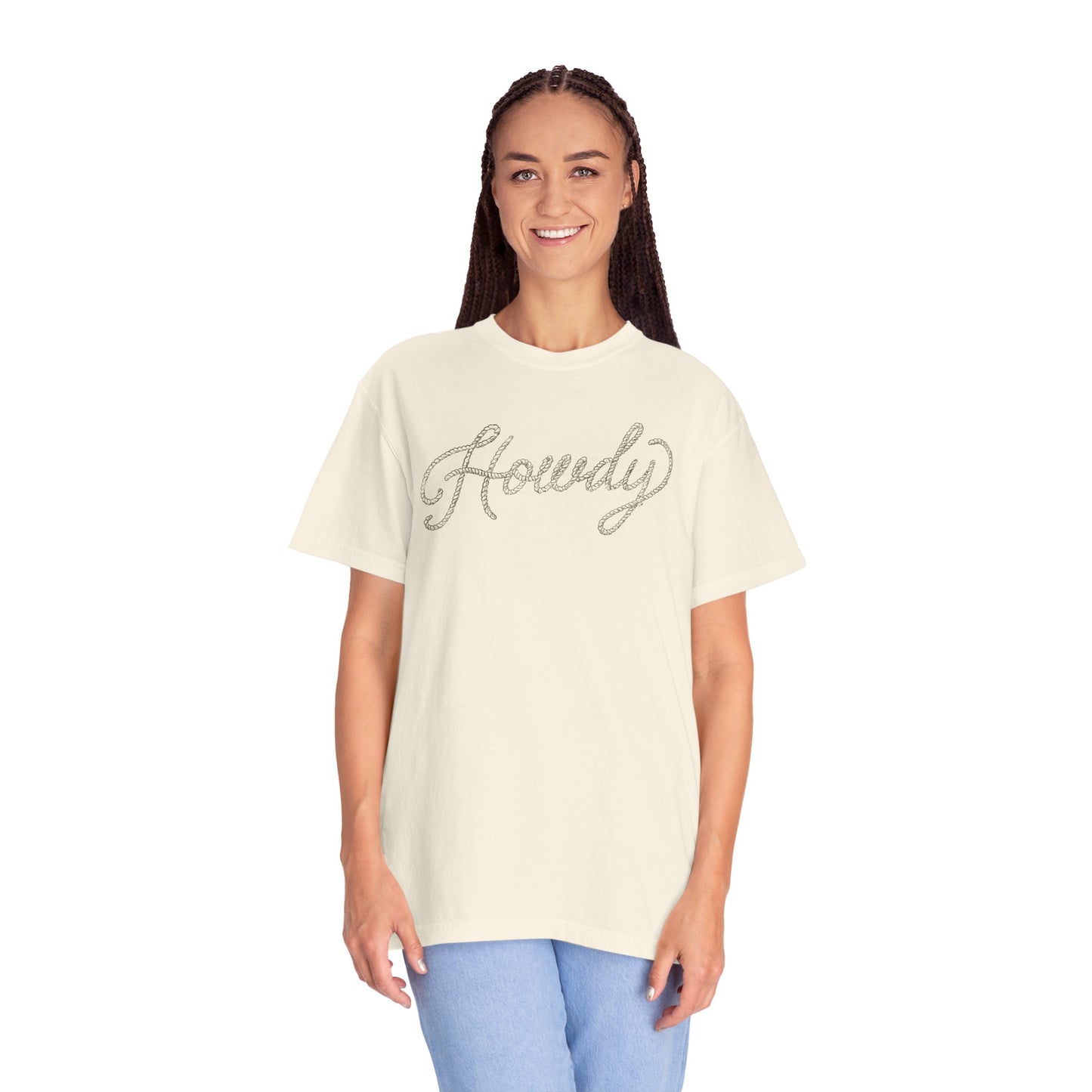 Howdy - Unisex Garment-Dyed Comfort Colors T-shirt - by Christy Beasley