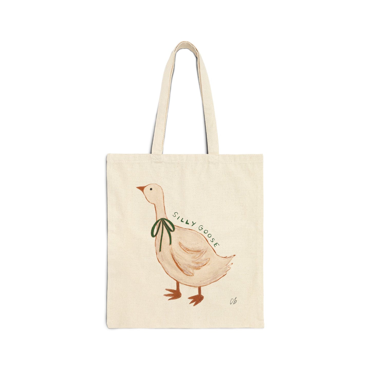 Silly Goose - Cotton Canvas Tote Bag