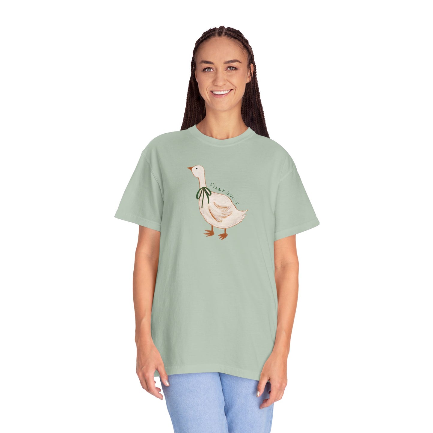 Silly Goose - Color Palette - Unisex Garment-Dyed Comfort Colors T-shirt - by Christy Beasley
