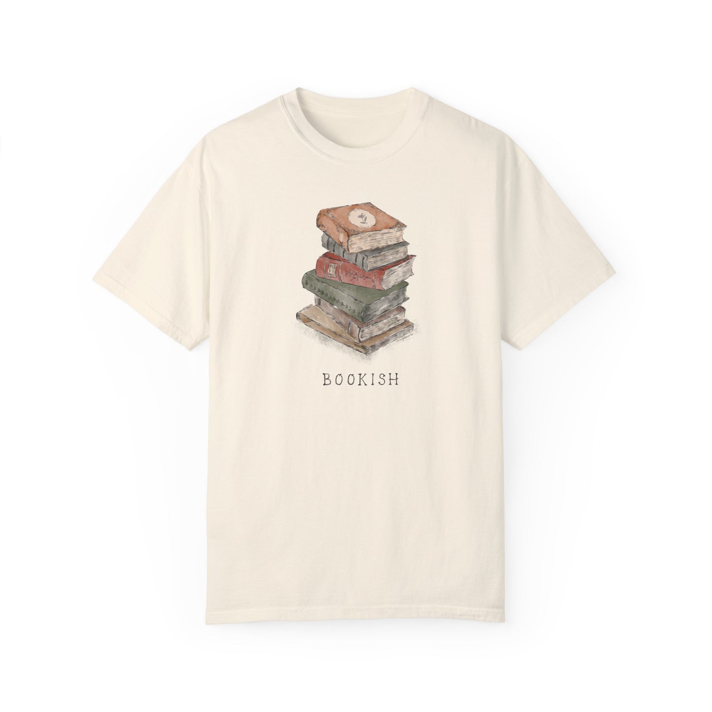 Bookish - Book lovers - Unisex Garment-Dyed Comfort Colors T-shirt - by Christy Beasley