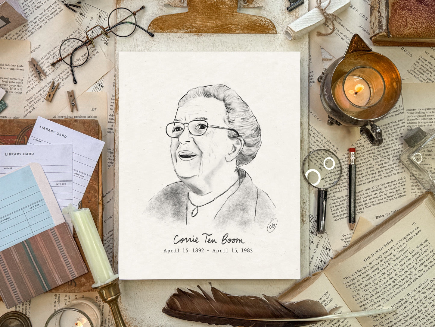 Corrie Ten Boom Print Digital Download