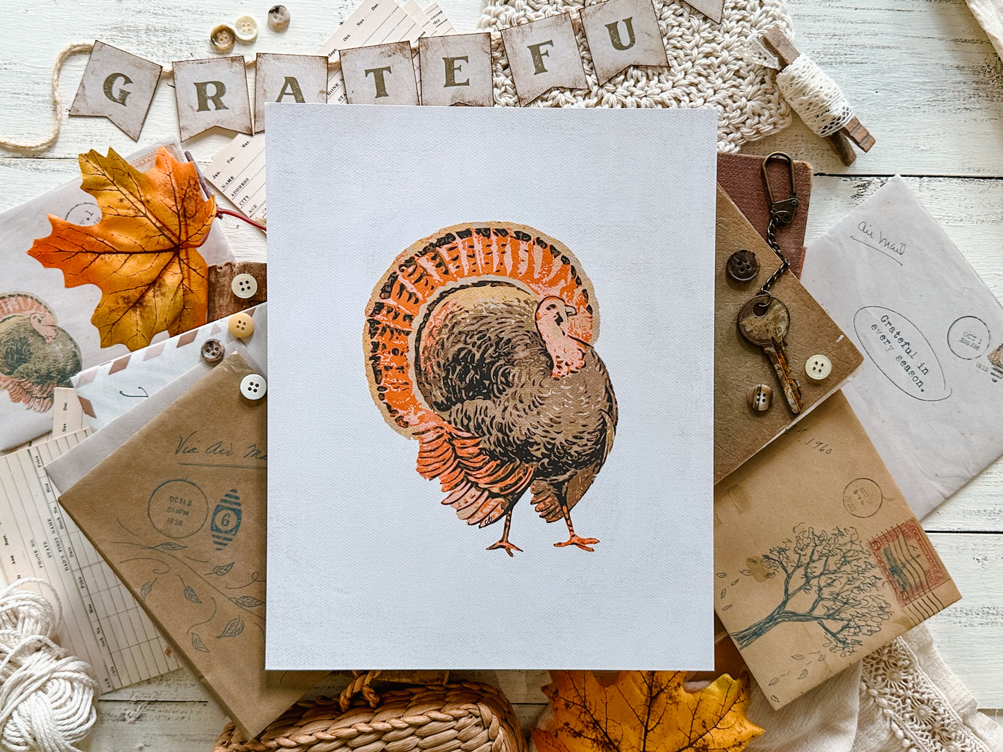 Vintage Turkey Reproduction