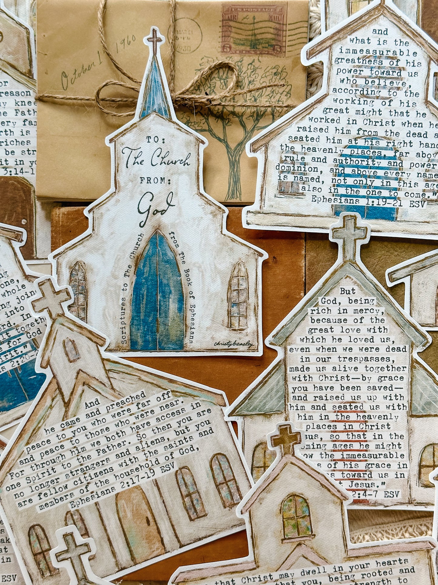To The Church Scripture Cards Digital Download