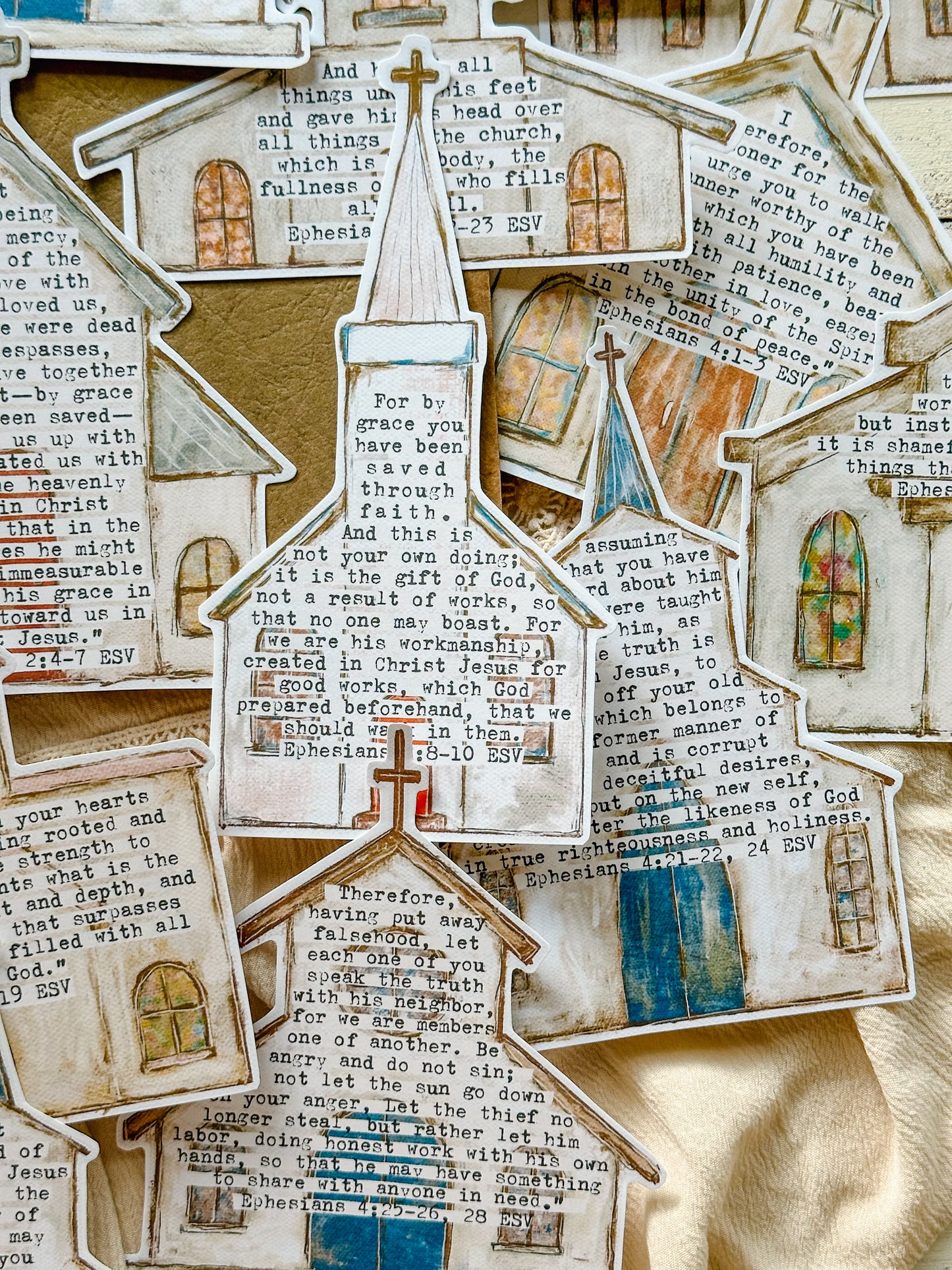 To The Church Scripture Cards Digital Download