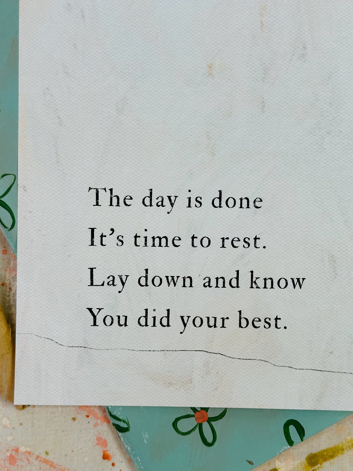 The Day is Done