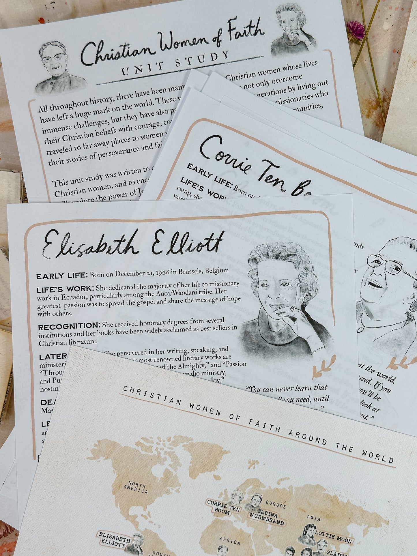 Women of Faith Unit Study Digital Download