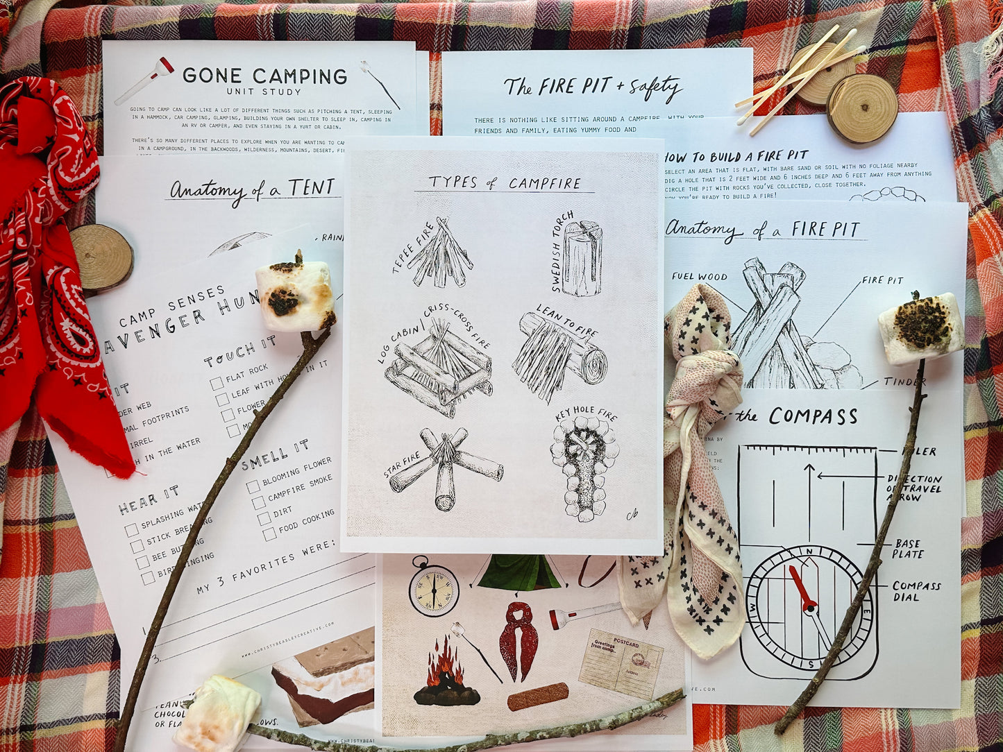 Gone Camping Unit Study Digital Download