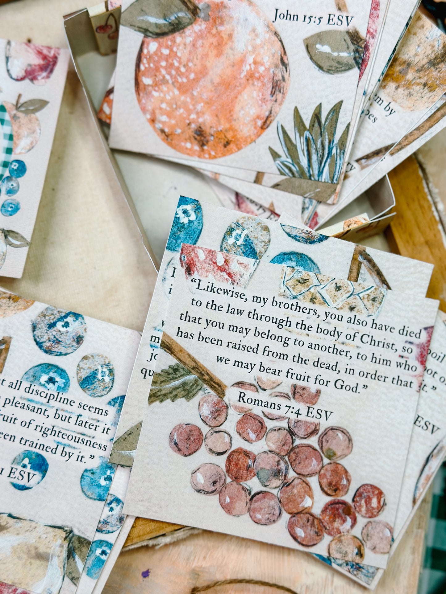 The Good Fruit Scripture Cards Digital Download