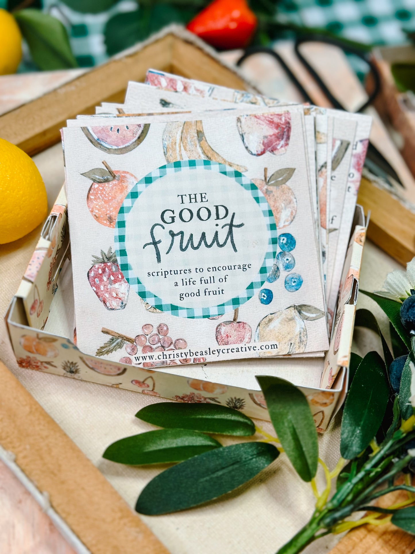 The Good Fruit Scripture Cards Digital Download