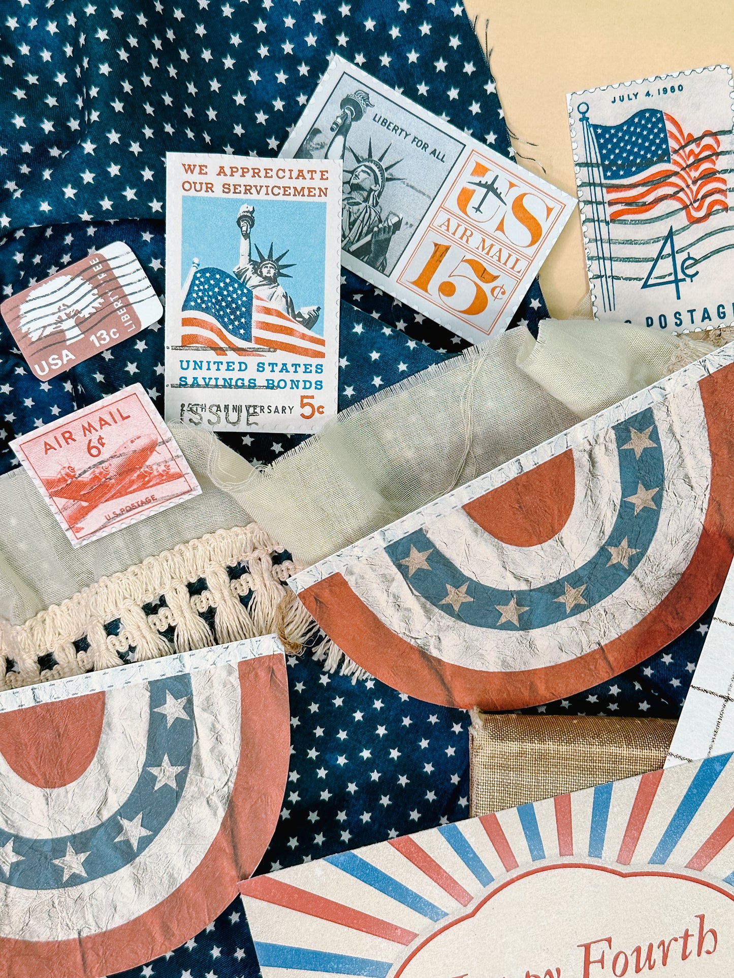 Vintage 4th of July Craft Kit Digital Download
