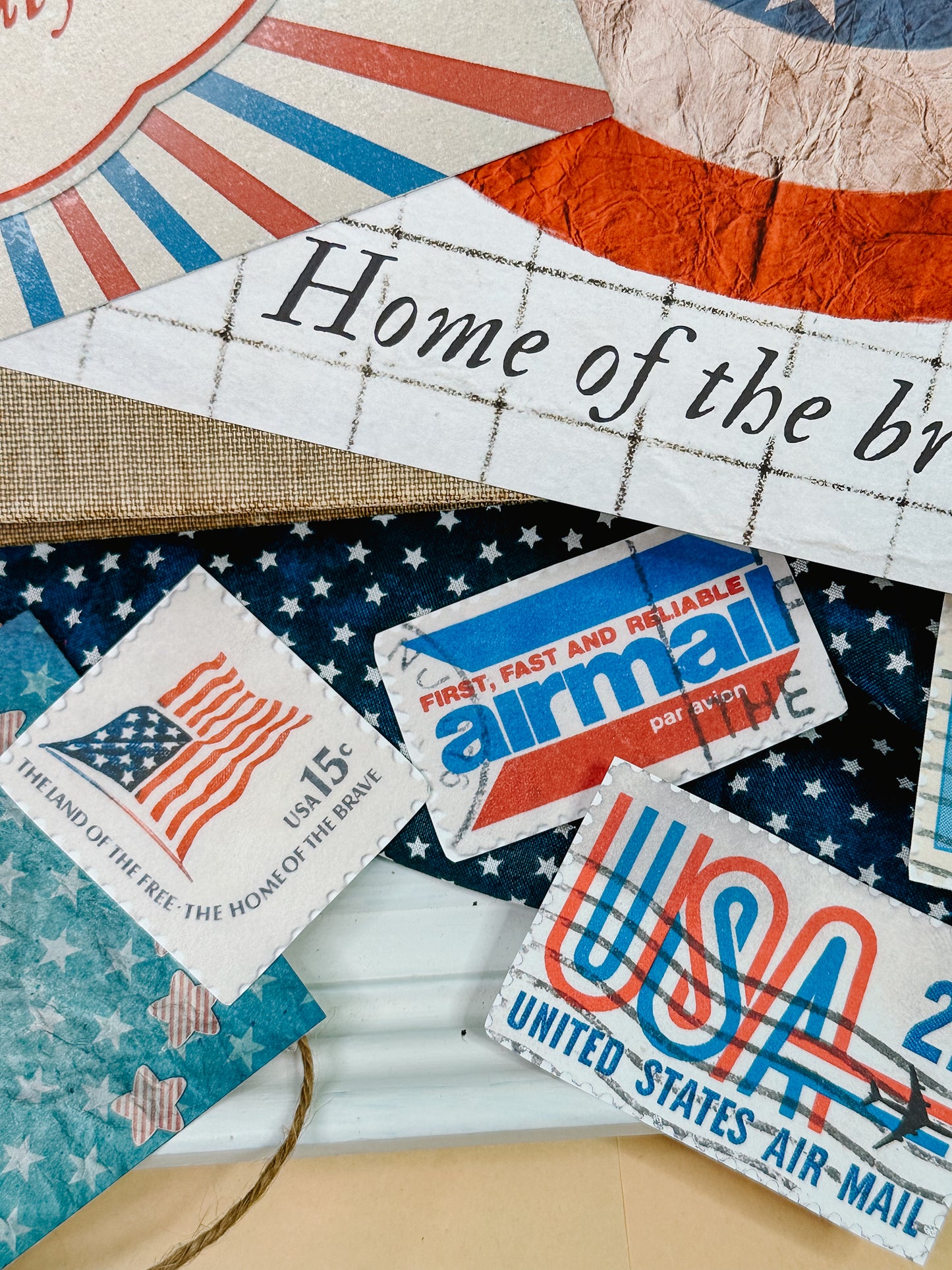 Vintage 4th of July Craft Kit Digital Download