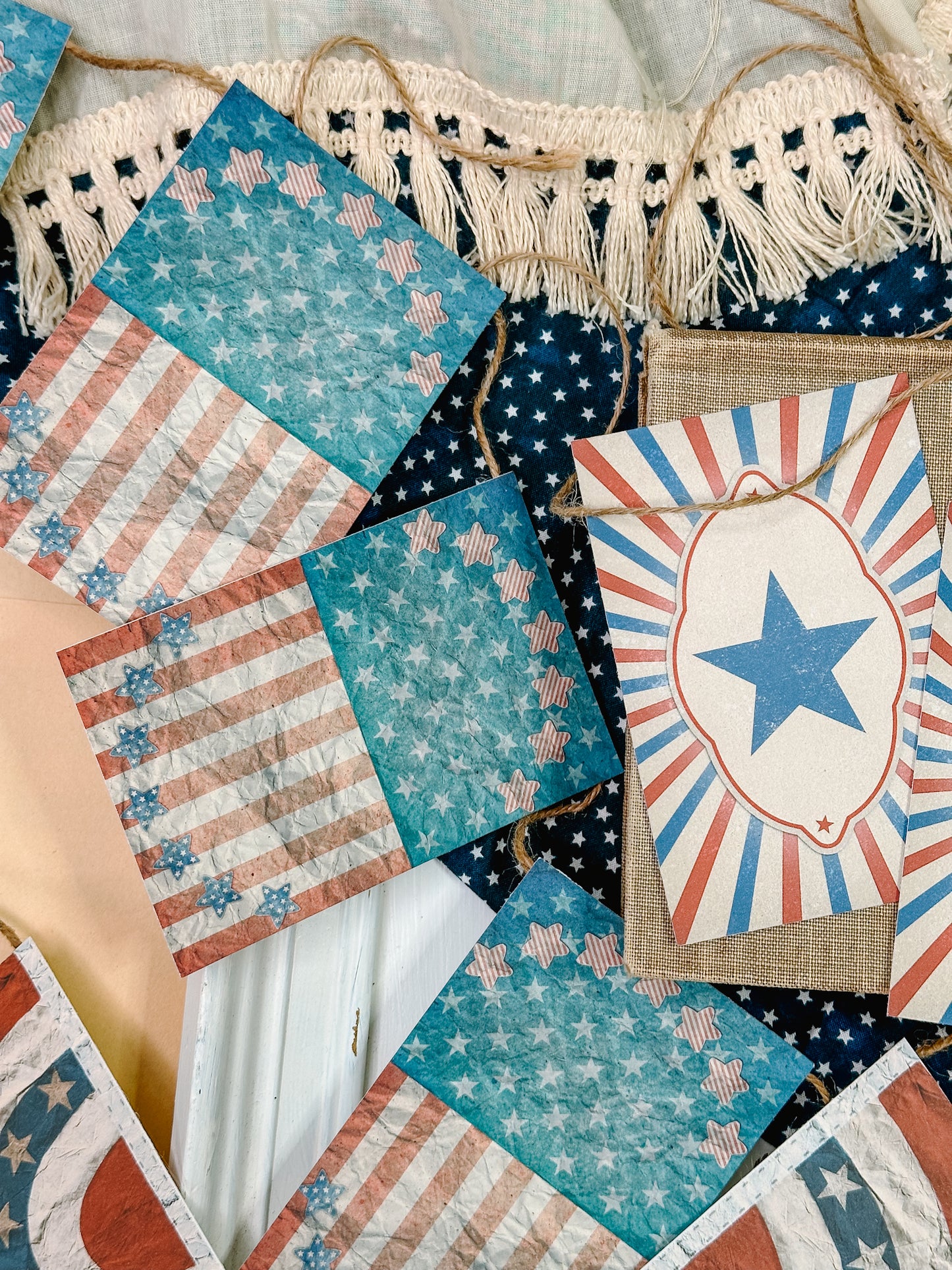 Vintage 4th of July Craft Kit Digital Download