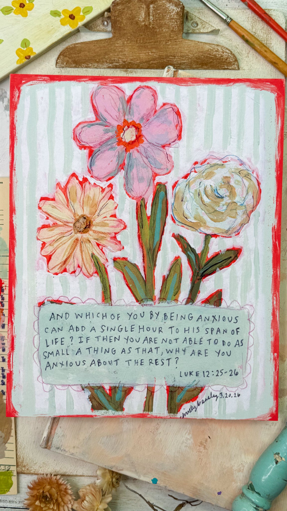 Floral Bunch (Luke 12:25-26)