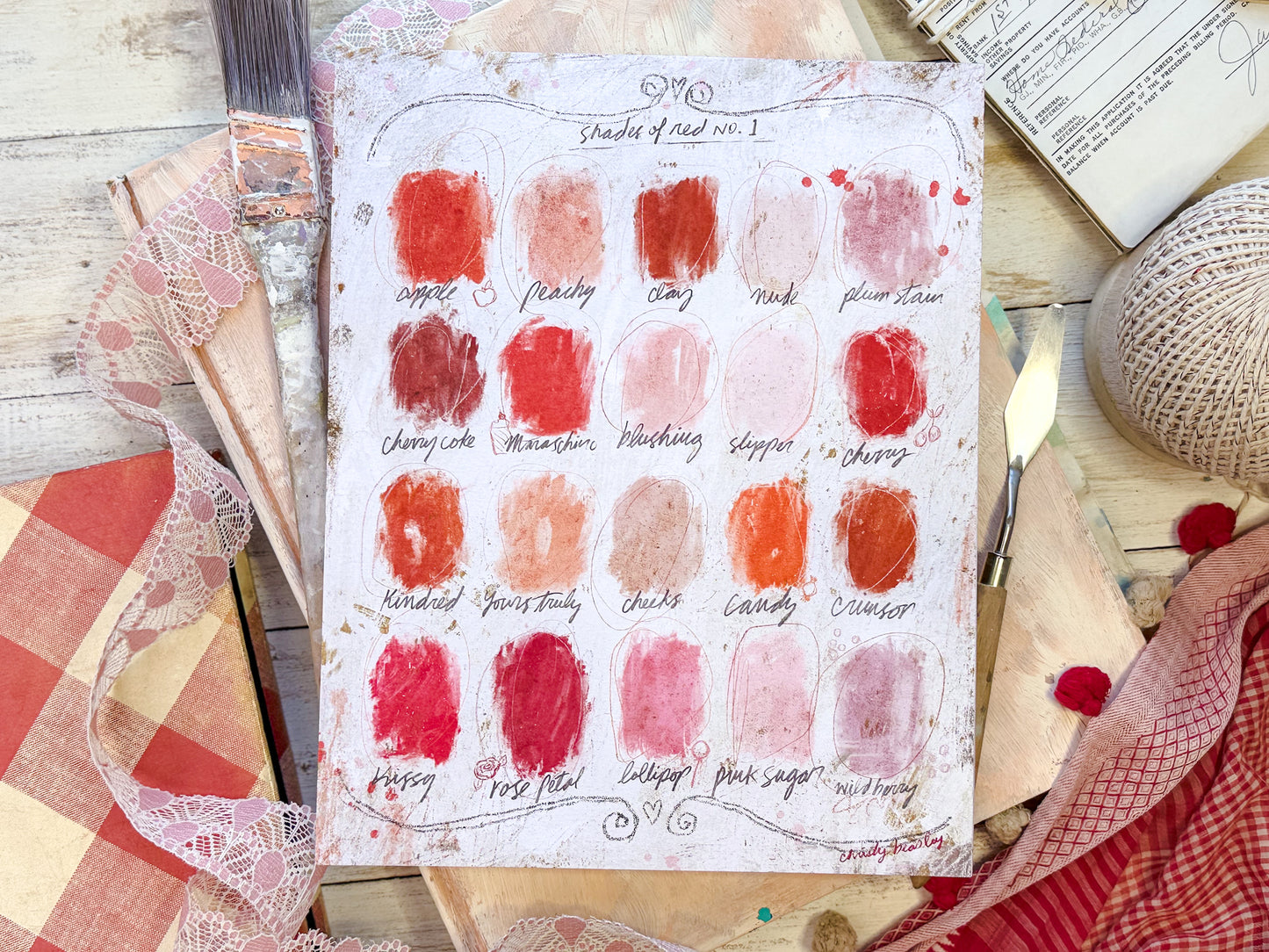 Shades of Red Palette No. 1