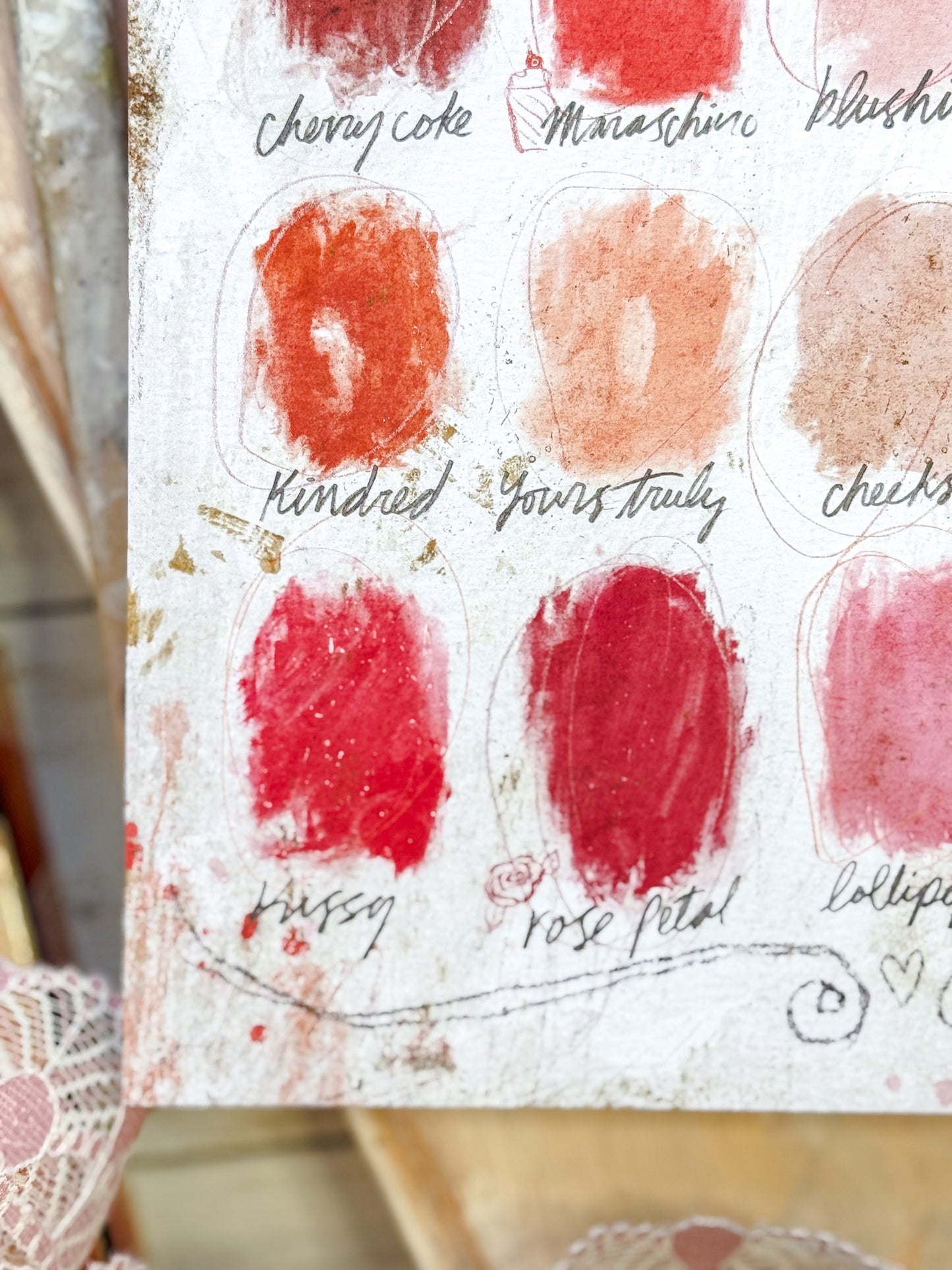 Shades of Red Palette No. 1