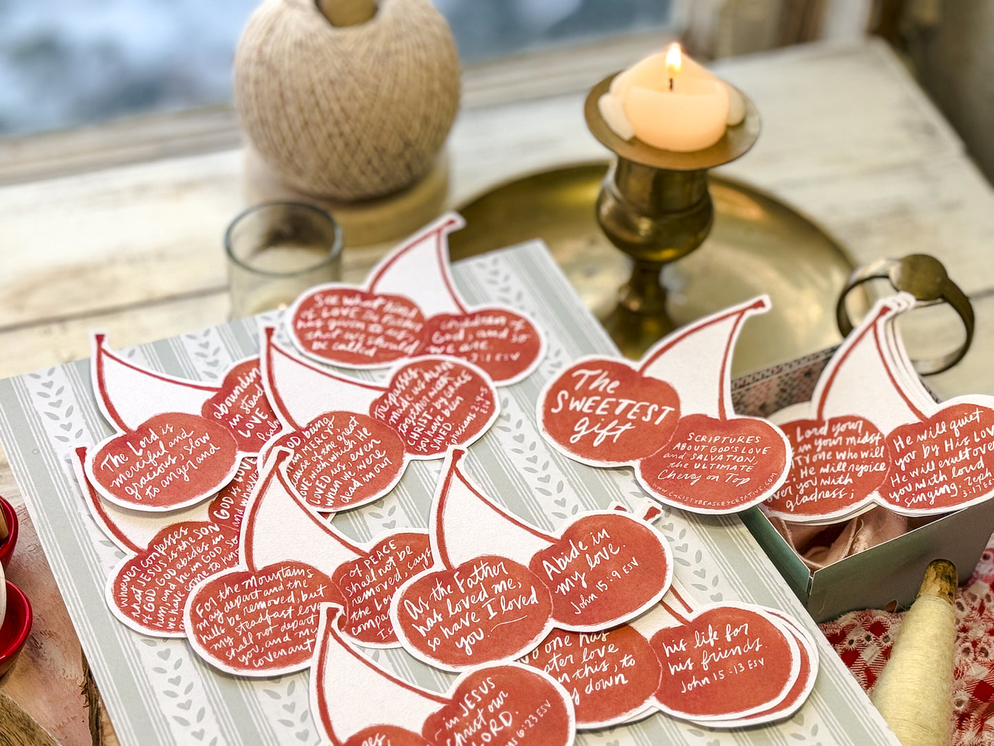 The Sweetest Gift Scripture Cards Digital Download