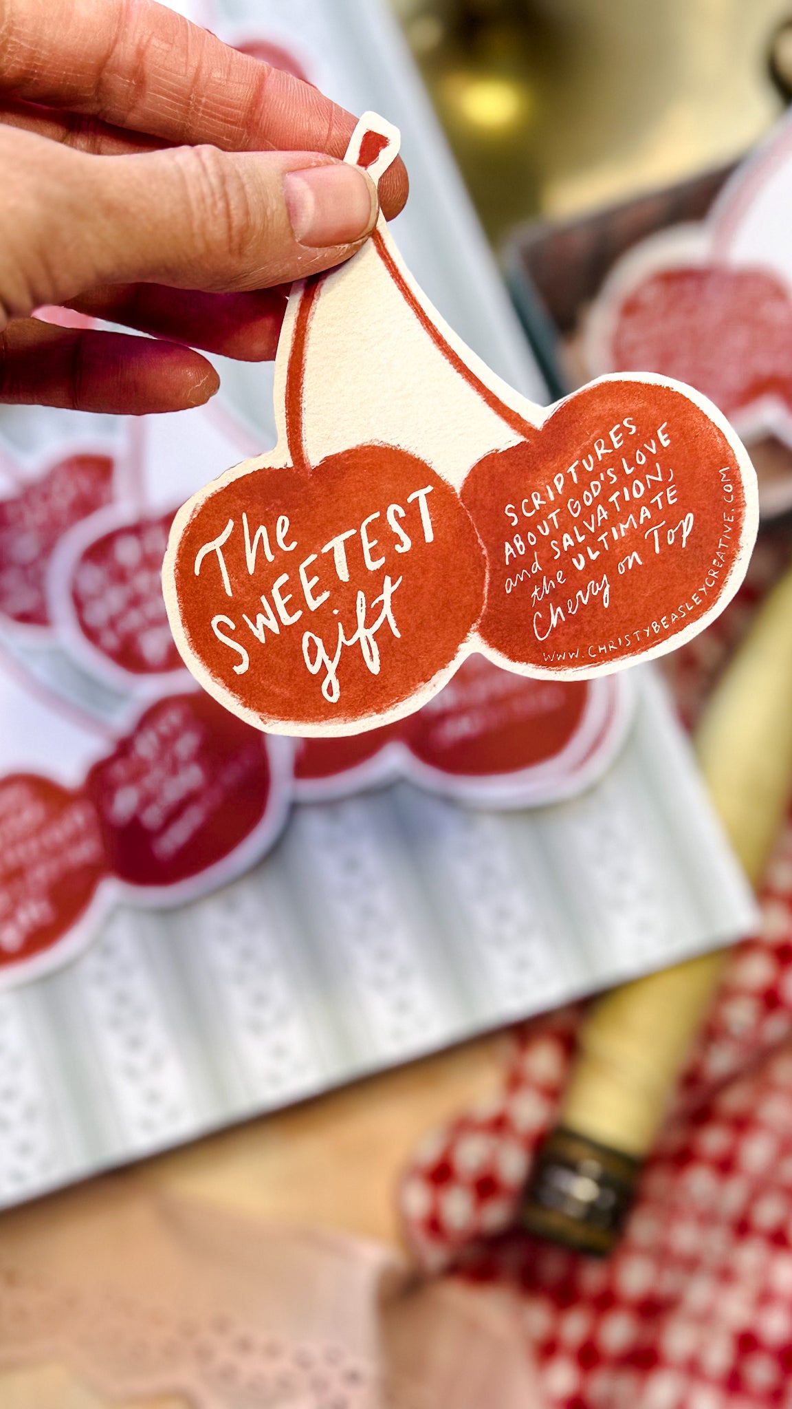 The Sweetest Gift Scripture Cards Digital Download