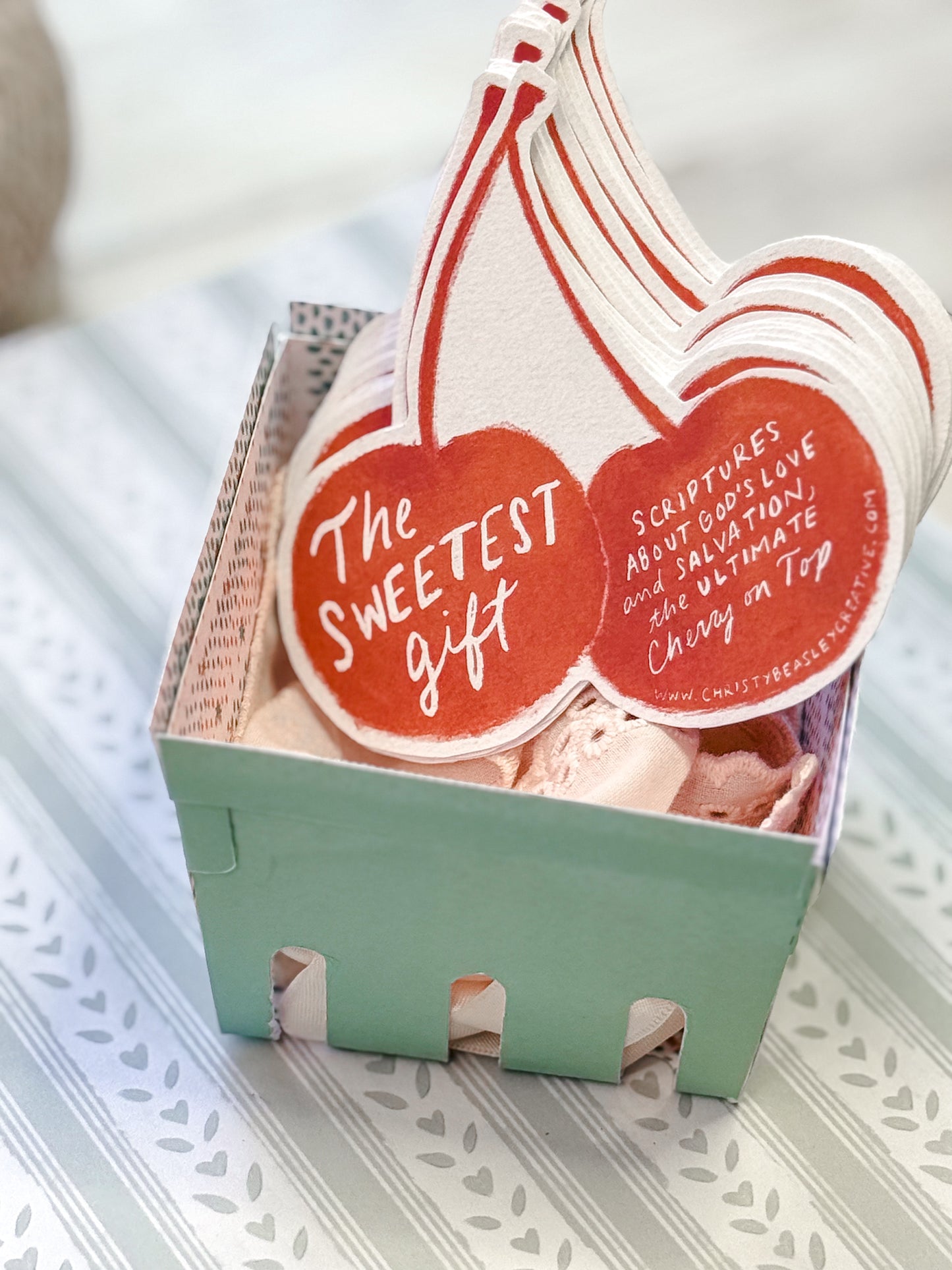 The Sweetest Gift Scripture Cards Digital Download