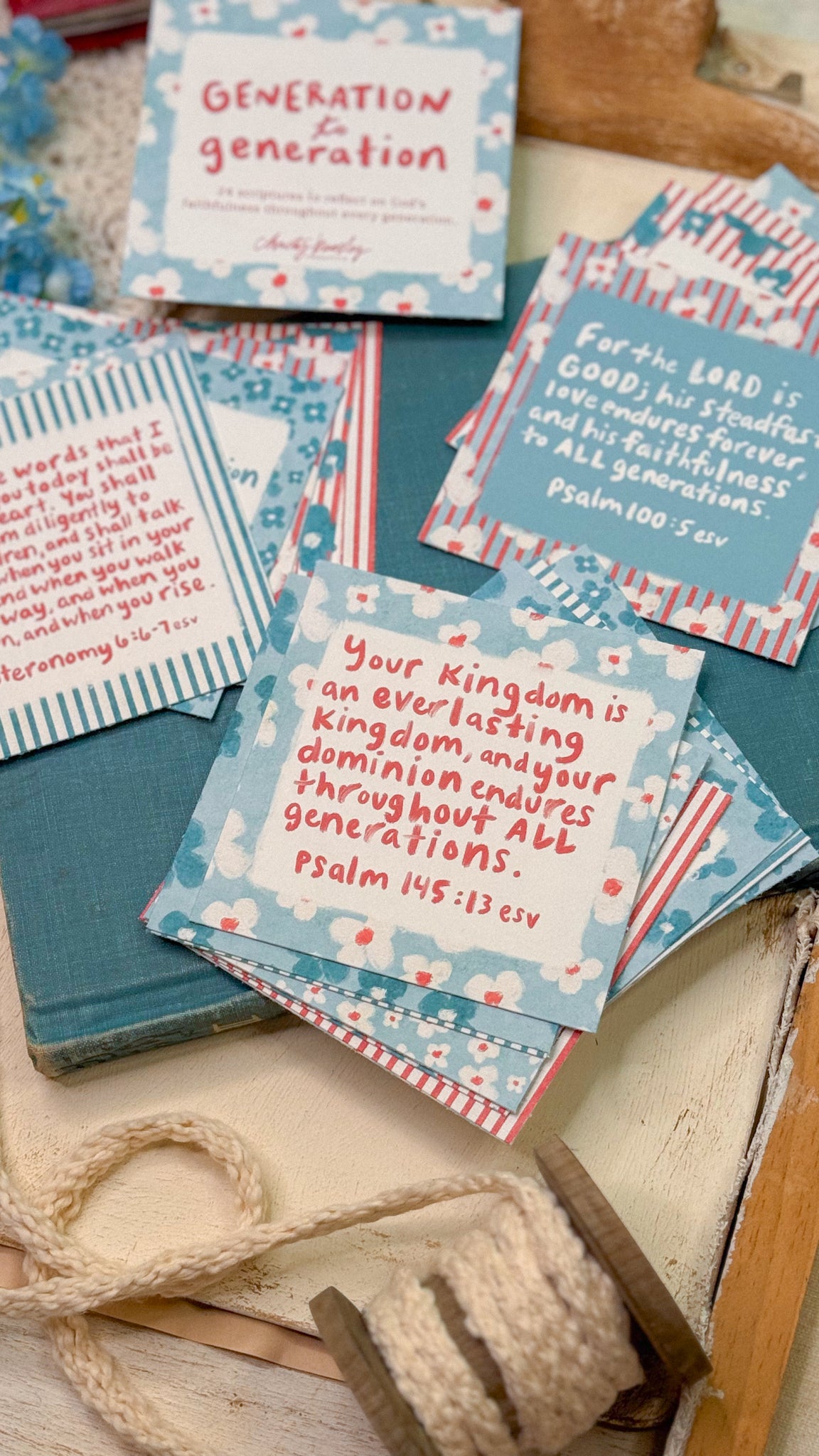 Generation to Generation Scripture Cards Digital Download