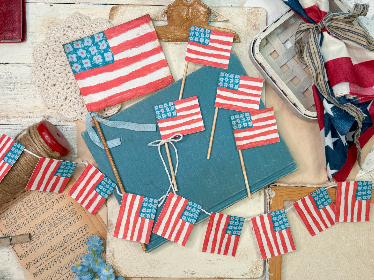 American Flag Craft