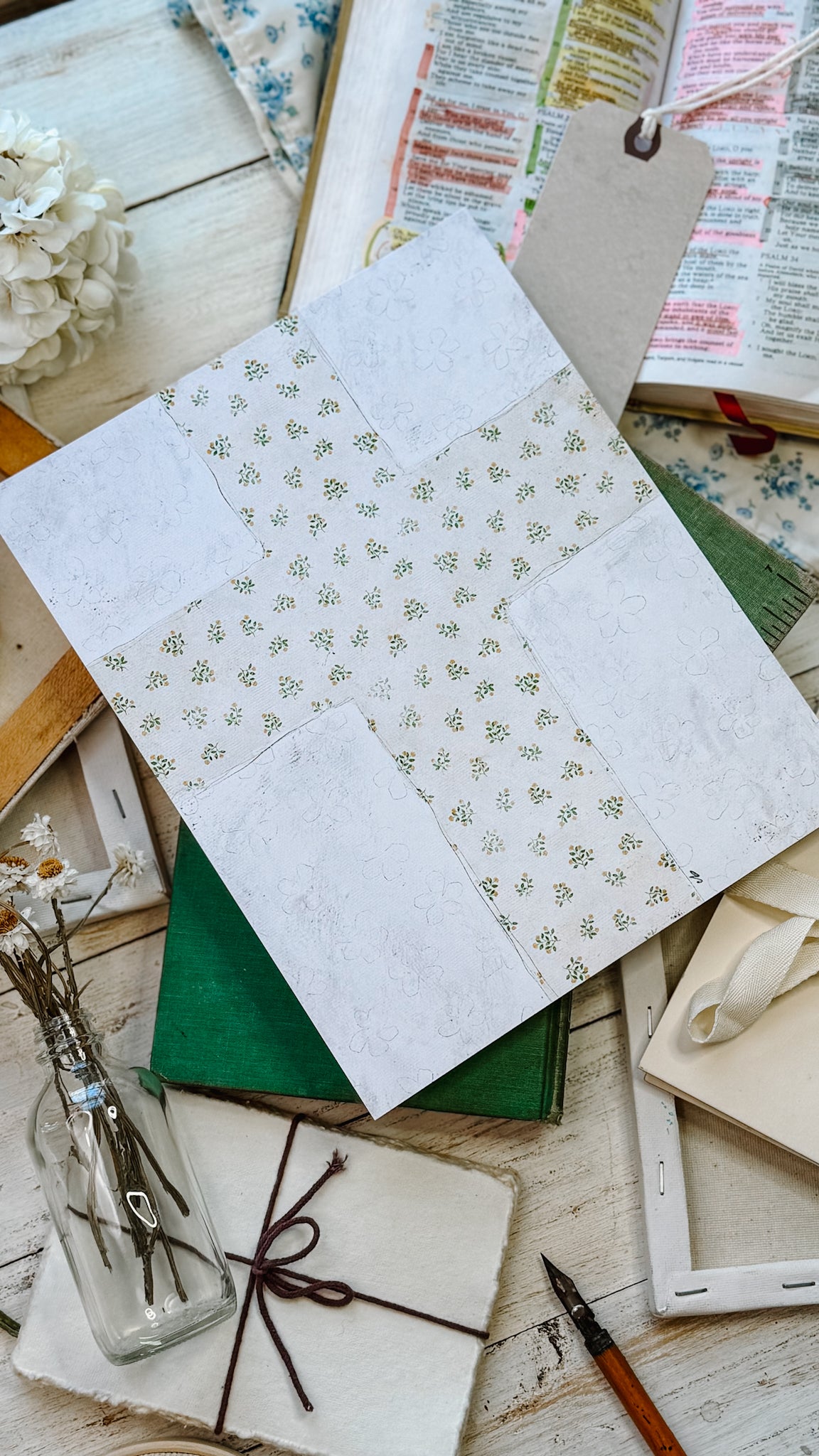 Floral Cross